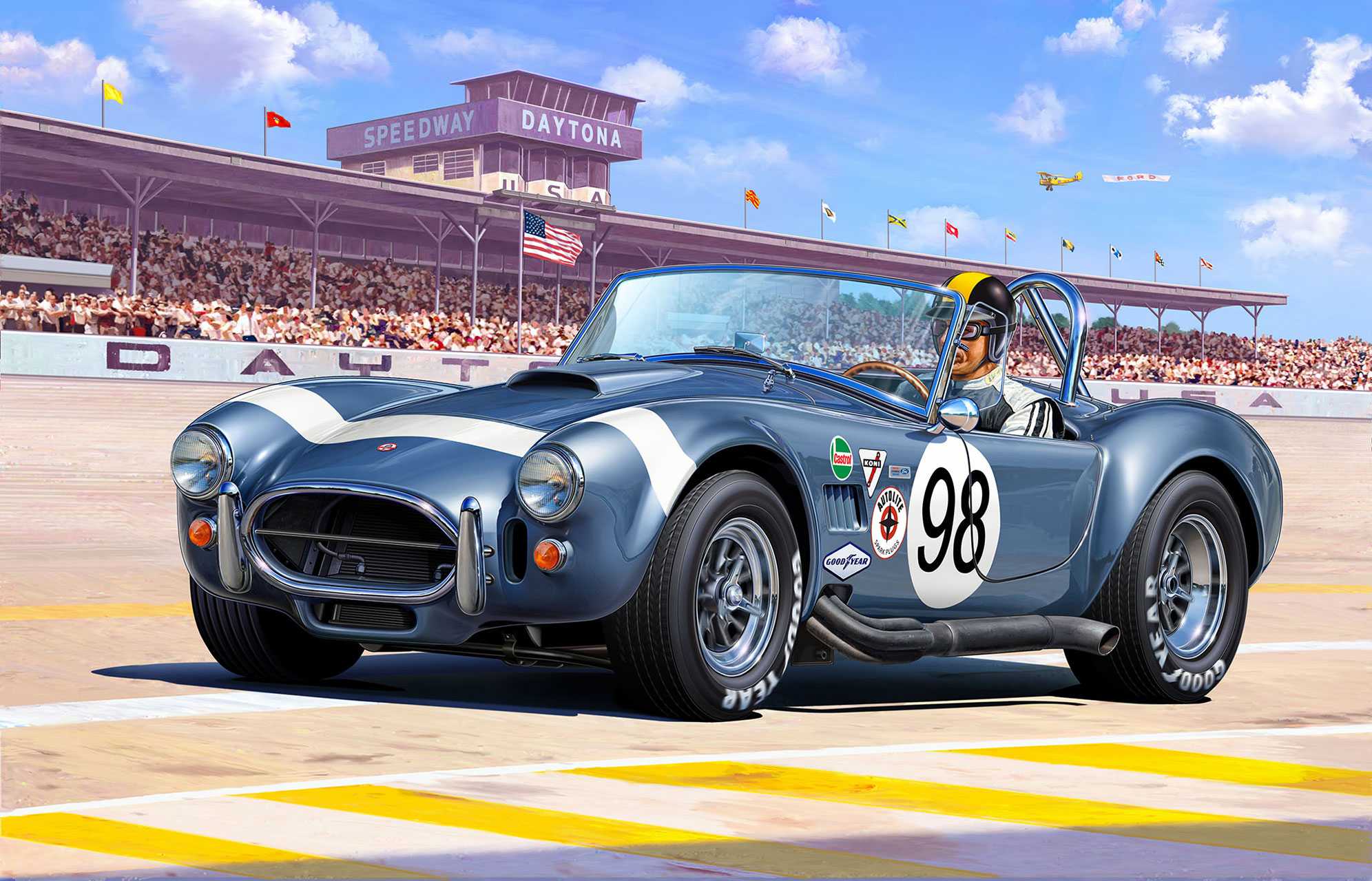 Plastic ModelKit auto 07669 - '62 Shelby Cobra 289 (1:25)