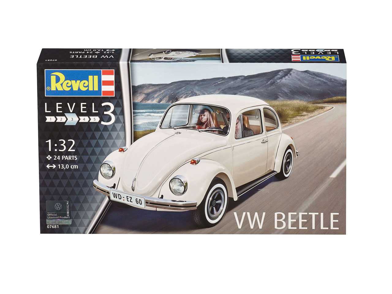 Plastic ModelKit auto 07681 - VW Beetle (1:32)