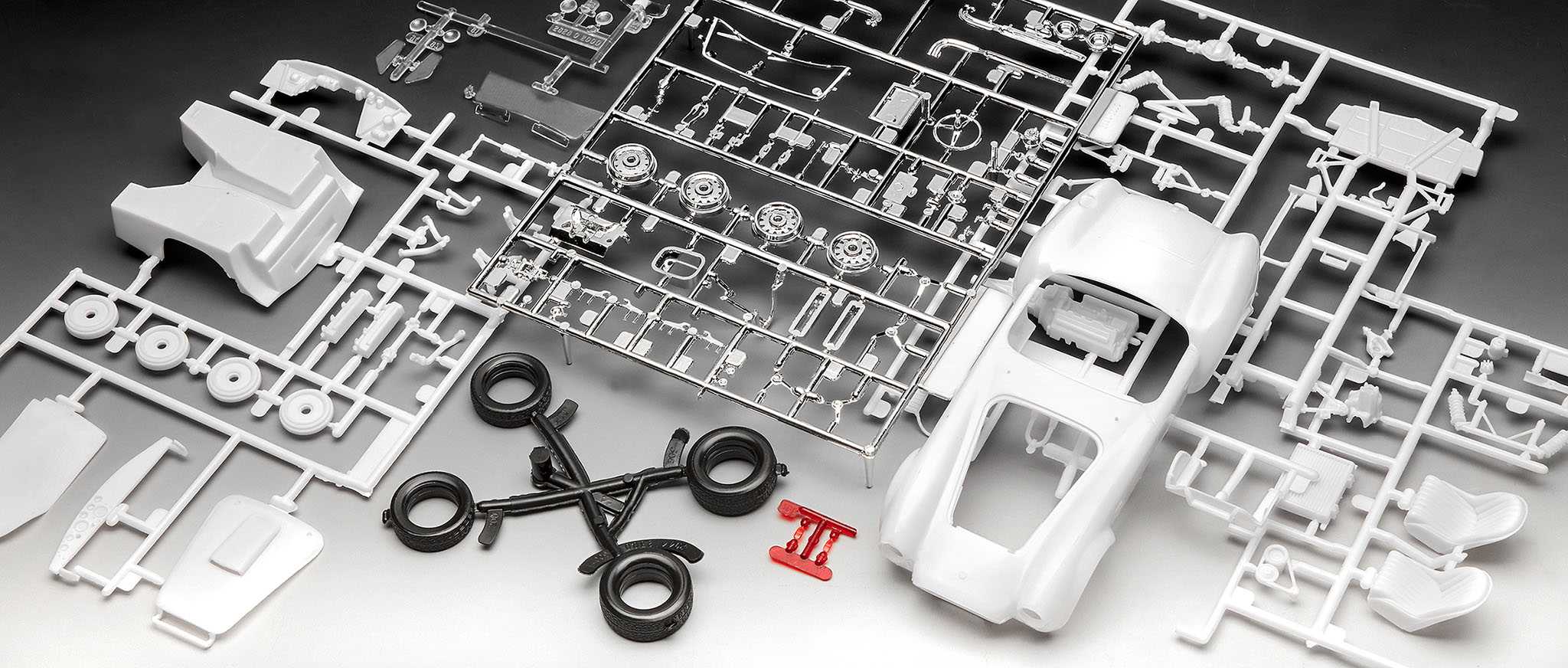 Plastic ModelKit auto 07708 - 65 Shelby Cobra 427 (1:24)