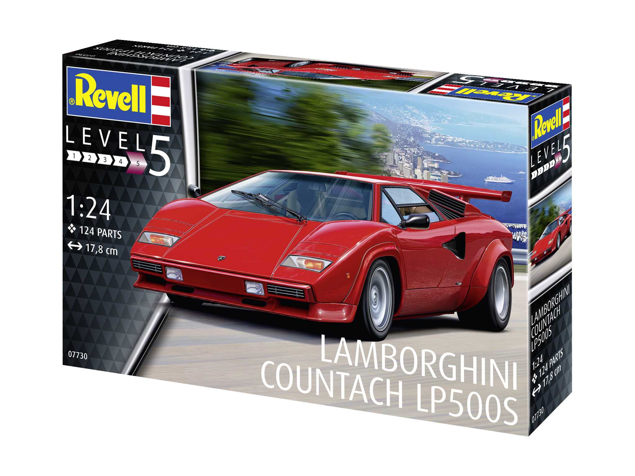 Plastic ModelKit auto 07730 - Lamborghini Countach LP500S (1:24)