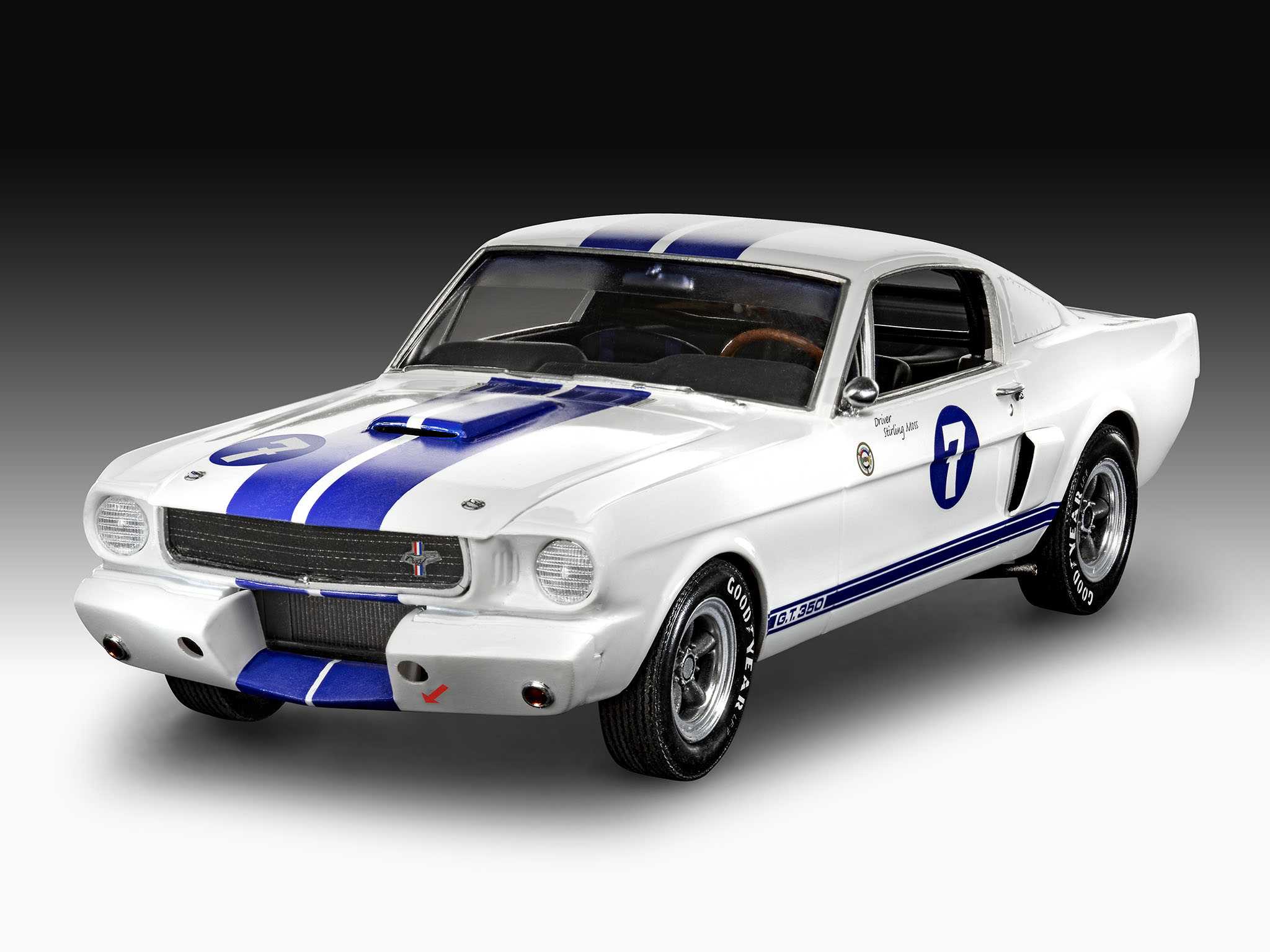 Plastic ModelKit auto 07736 - 1966 Shelby GT 350 R "Stirling Moss" (1:24)