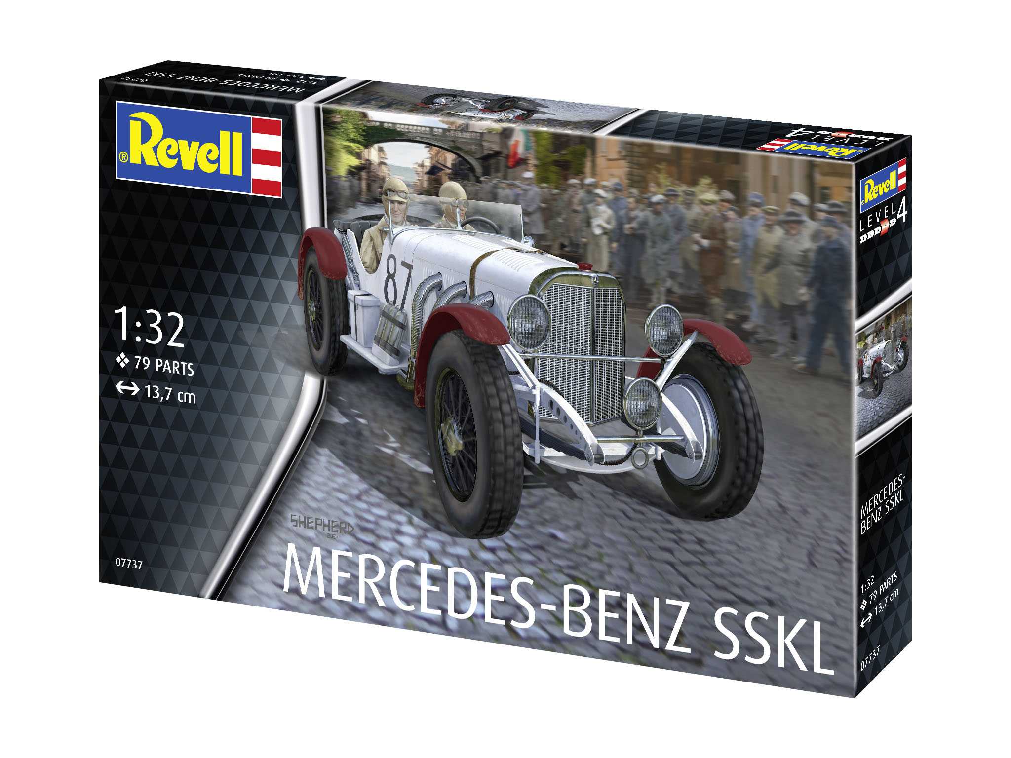 Plastic ModelKit auto 07737 - Mercedes-Benz SSKL (1:32)