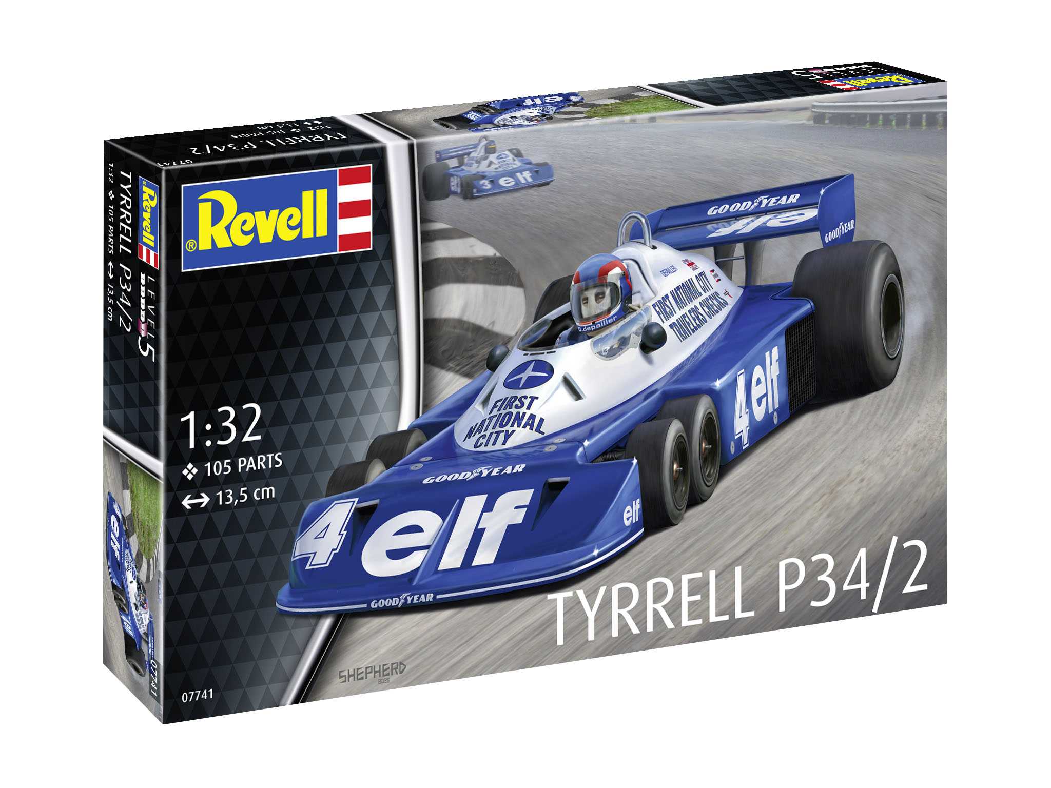 Plastic ModelKit auto 07741 - Tyrrel P34/2 6-Wheeler (1:32)