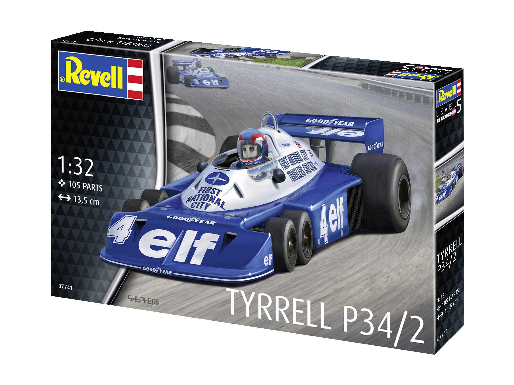Plastic ModelKit auto 07741 - Tyrrel P34/2 6-Wheeler (1:32)