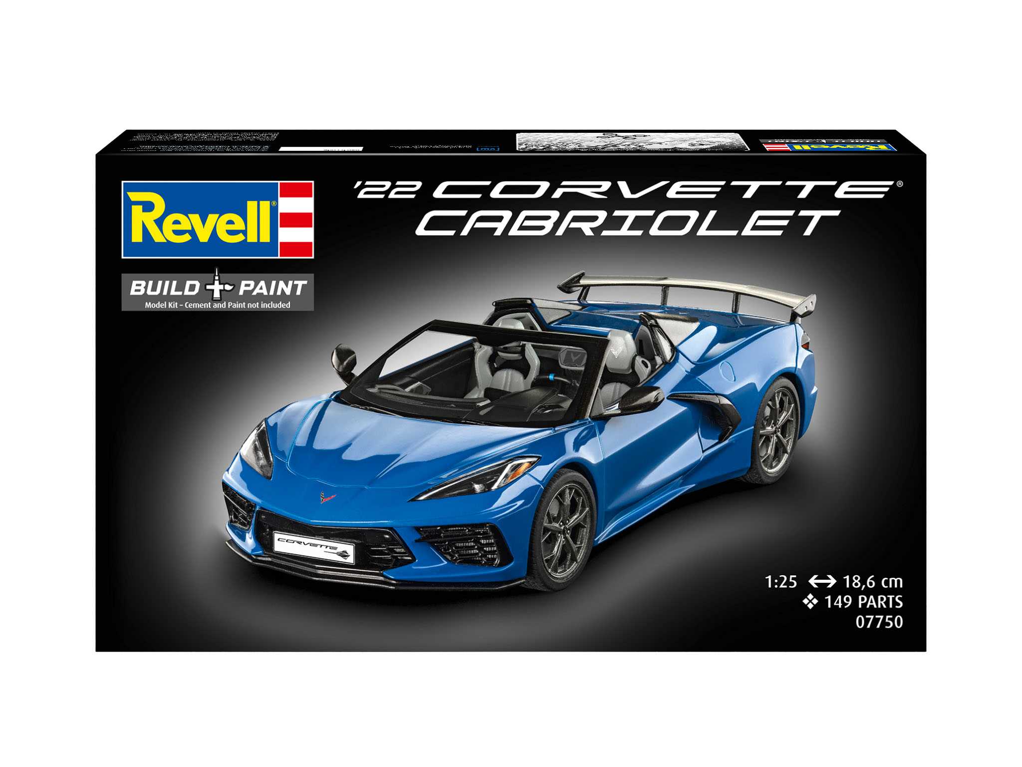 Plastic ModelKit auto 07750 - Corvette C8 Cabriolet (1:25)