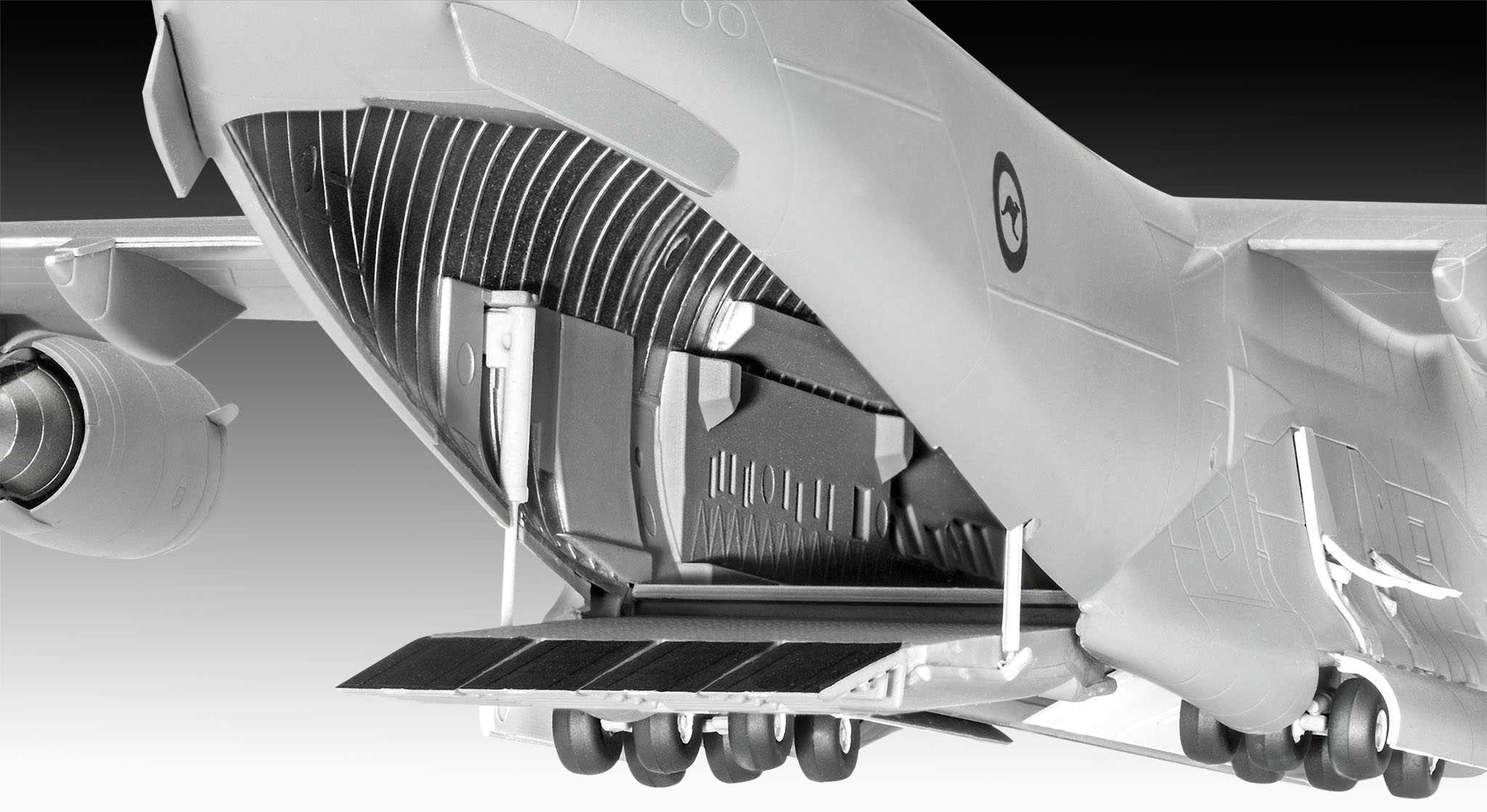 Plastic ModelKit letadlo 03747 - Boeing C-17A Globemaster III (1:144)