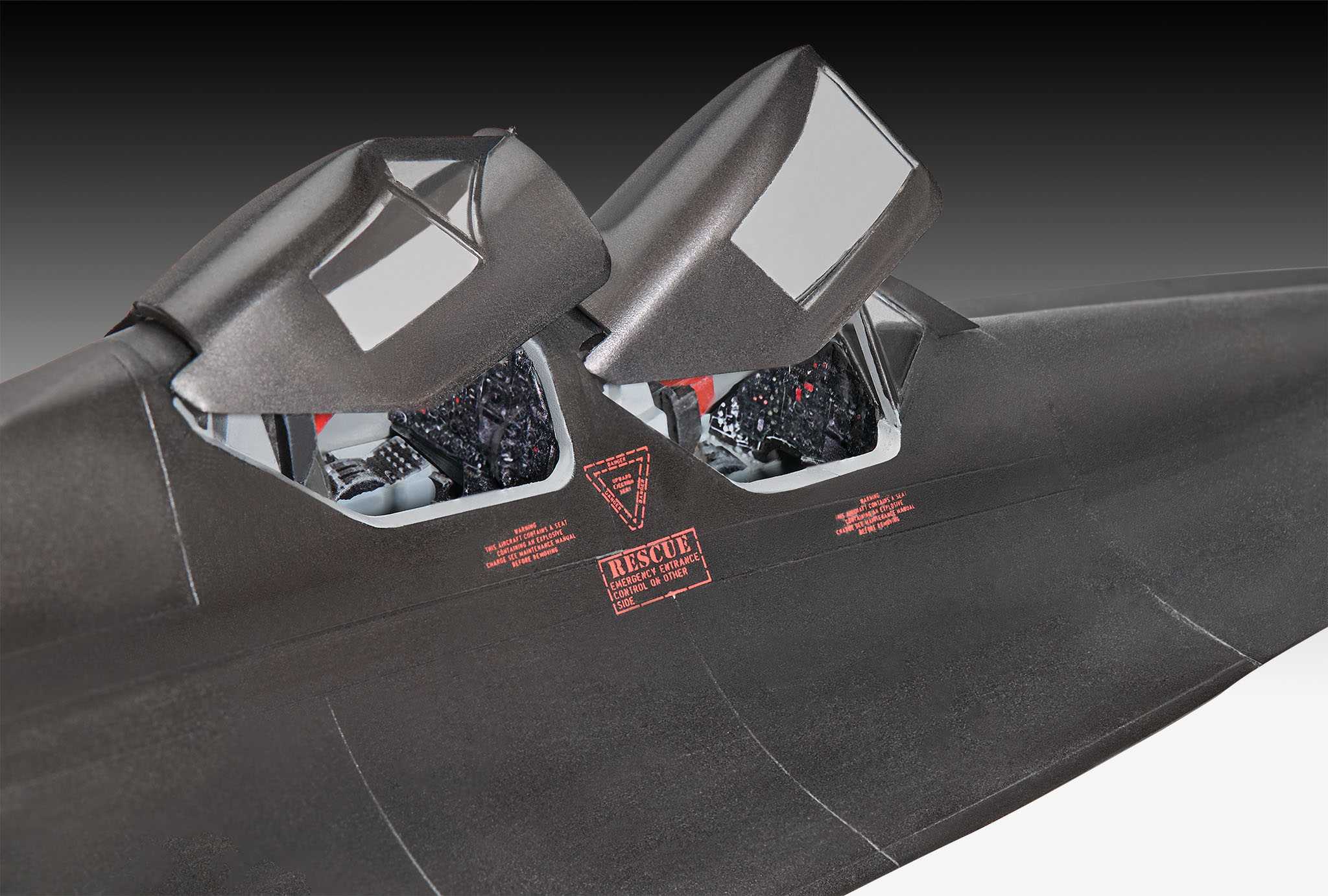 Plastic ModelKit letadlo 03751 - Lockheed SR-71B Blackbird (1:48)