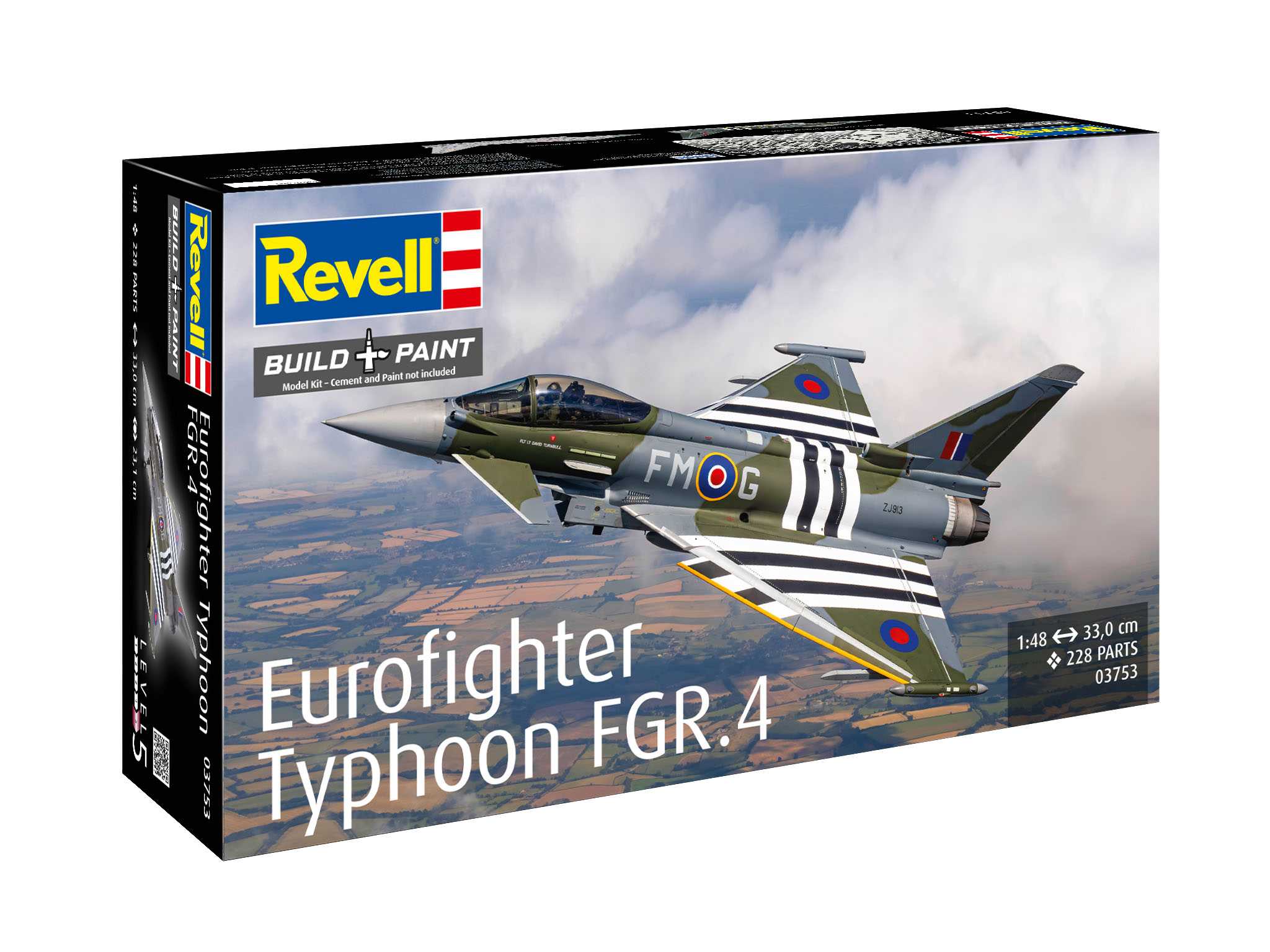 Plastic ModelKit letadlo 03753 - Eurofighter Typhoon FGR.4 (1:48)