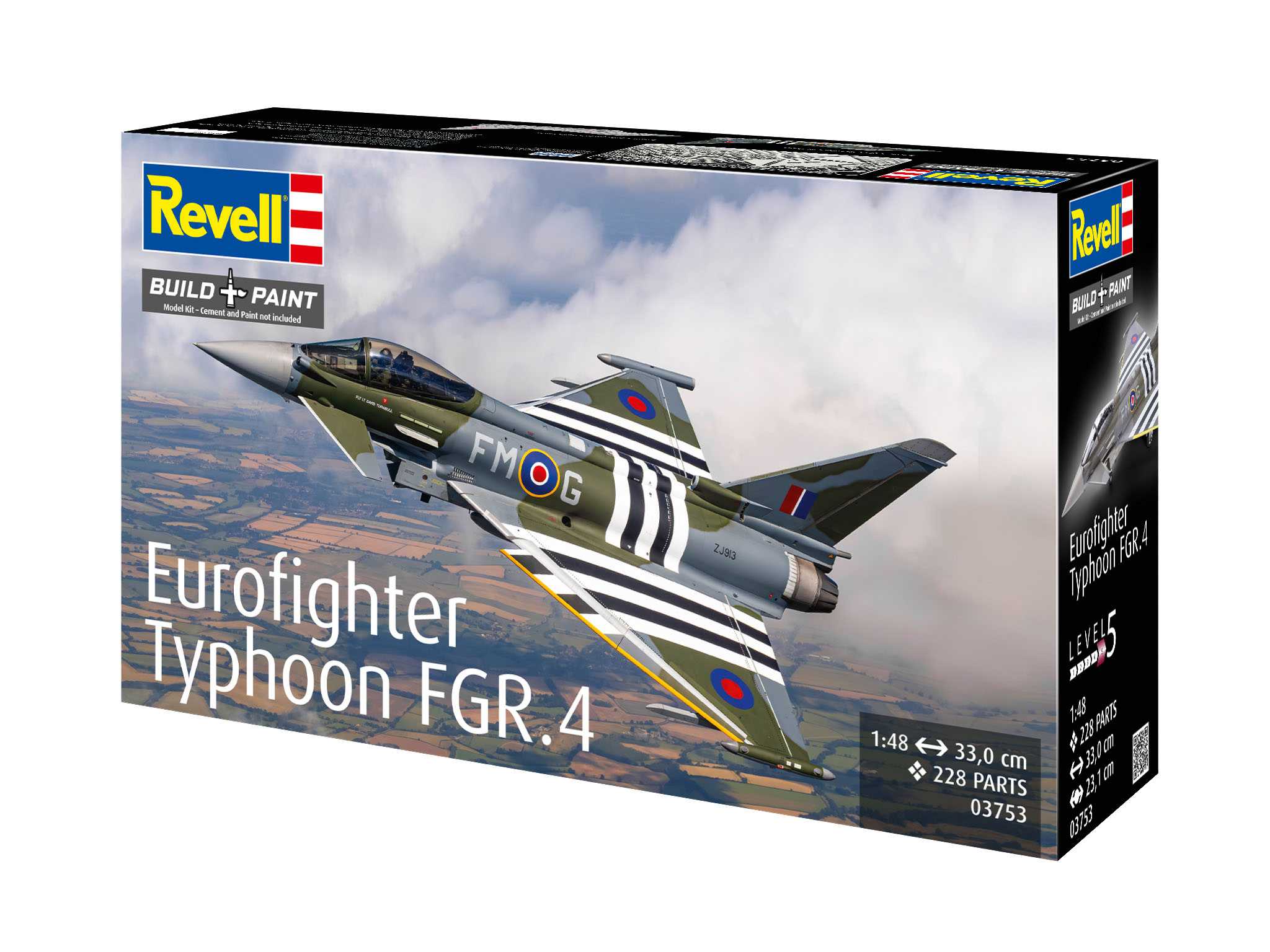 Plastic ModelKit letadlo 03753 - Eurofighter Typhoon FGR.4 (1:48)