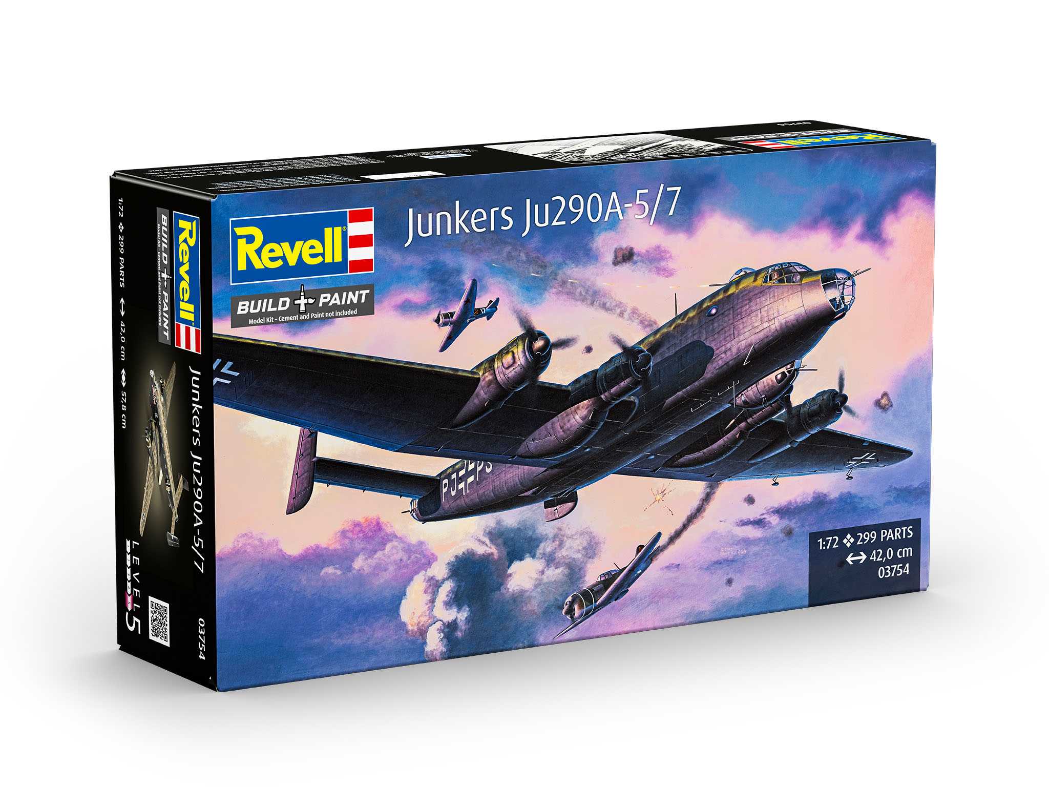 Plastic ModelKit letadlo 03754 - Junkers Ju 290A-5 'Seeadler' (1:72)