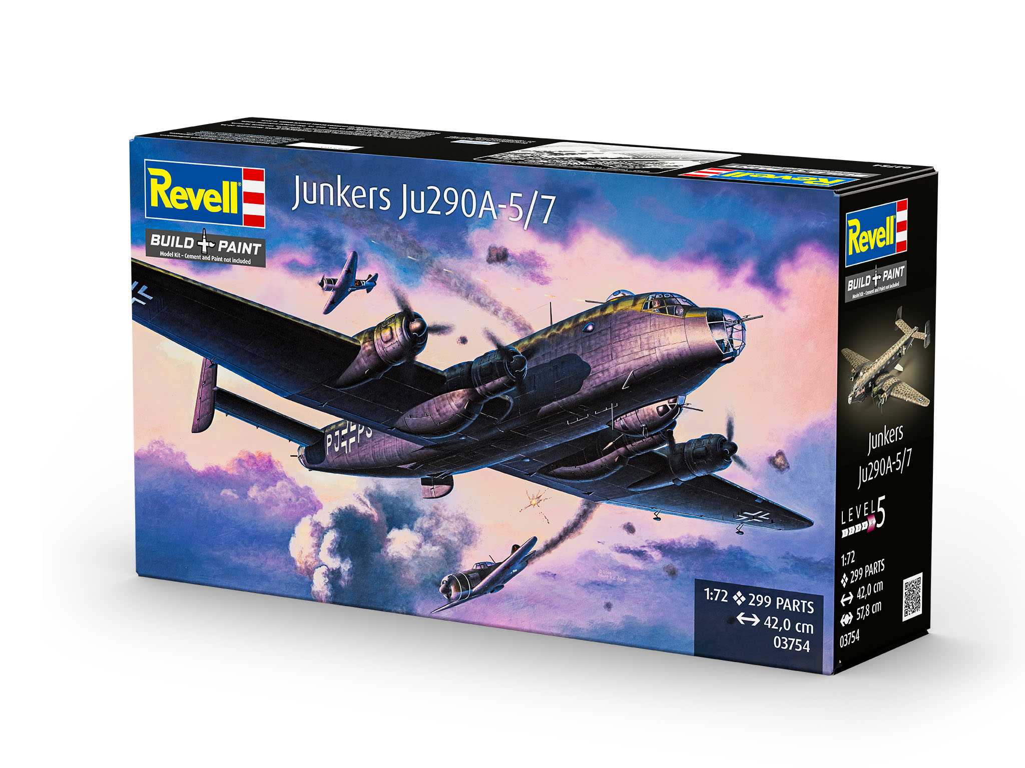 Plastic ModelKit letadlo 03754 - Junkers Ju 290A-5 'Seeadler' (1:72)