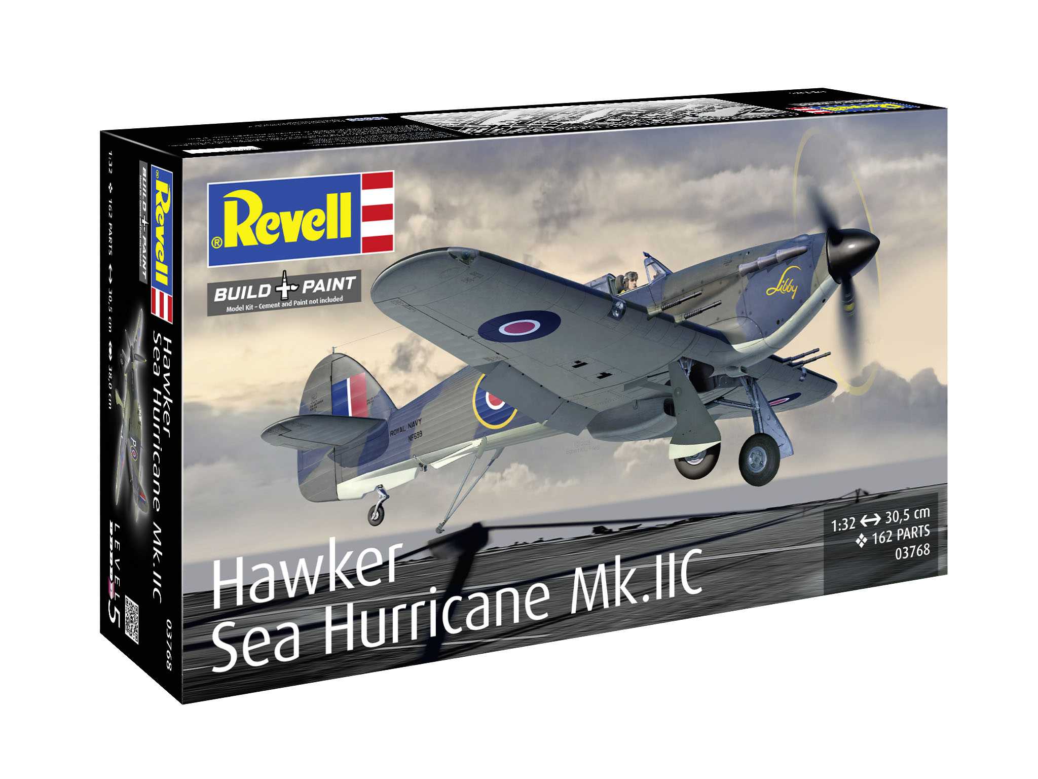 Plastic ModelKit letadlo 03768 - Hawker Sea Hurricane Mk.IIC (1:32)