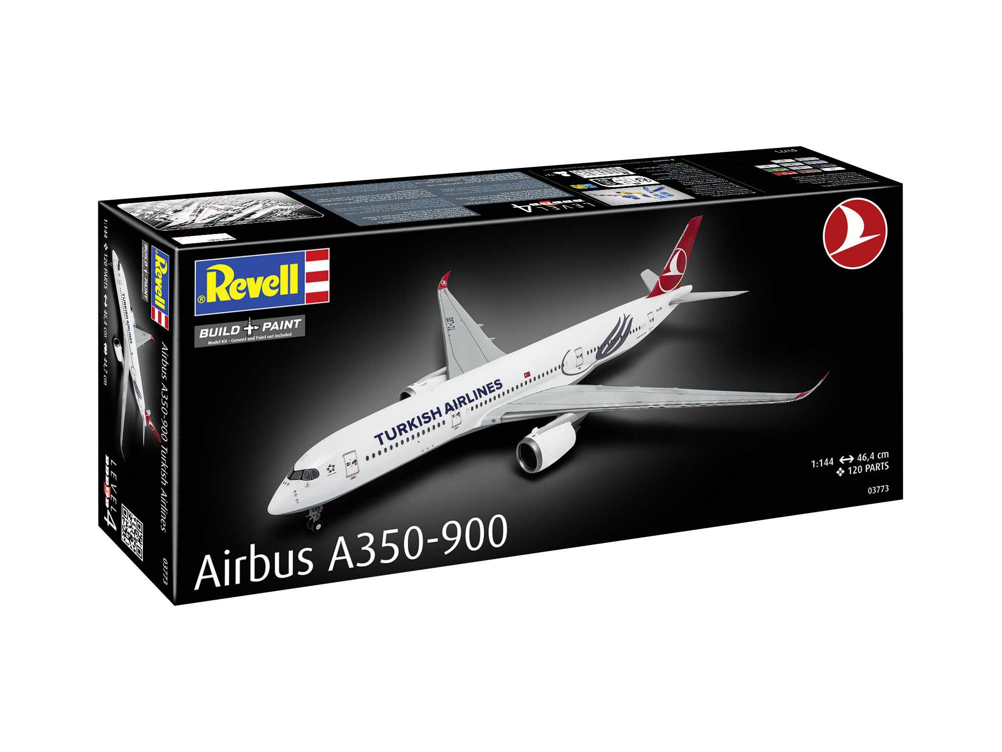 Plastic ModelKit letadlo 03773 - Airbus A350-900 "Turkish Airlines" (1:144)