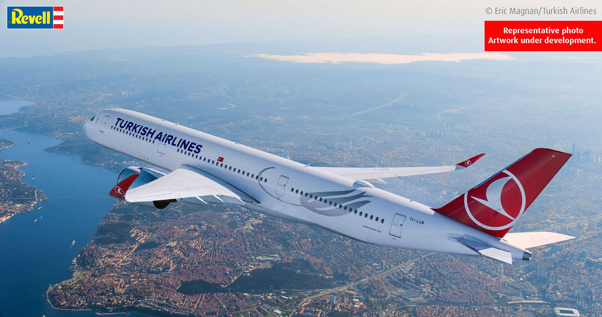 Plastic ModelKit letadlo 03773 - Airbus A350-900 "Turkish Airlines" (1:144)