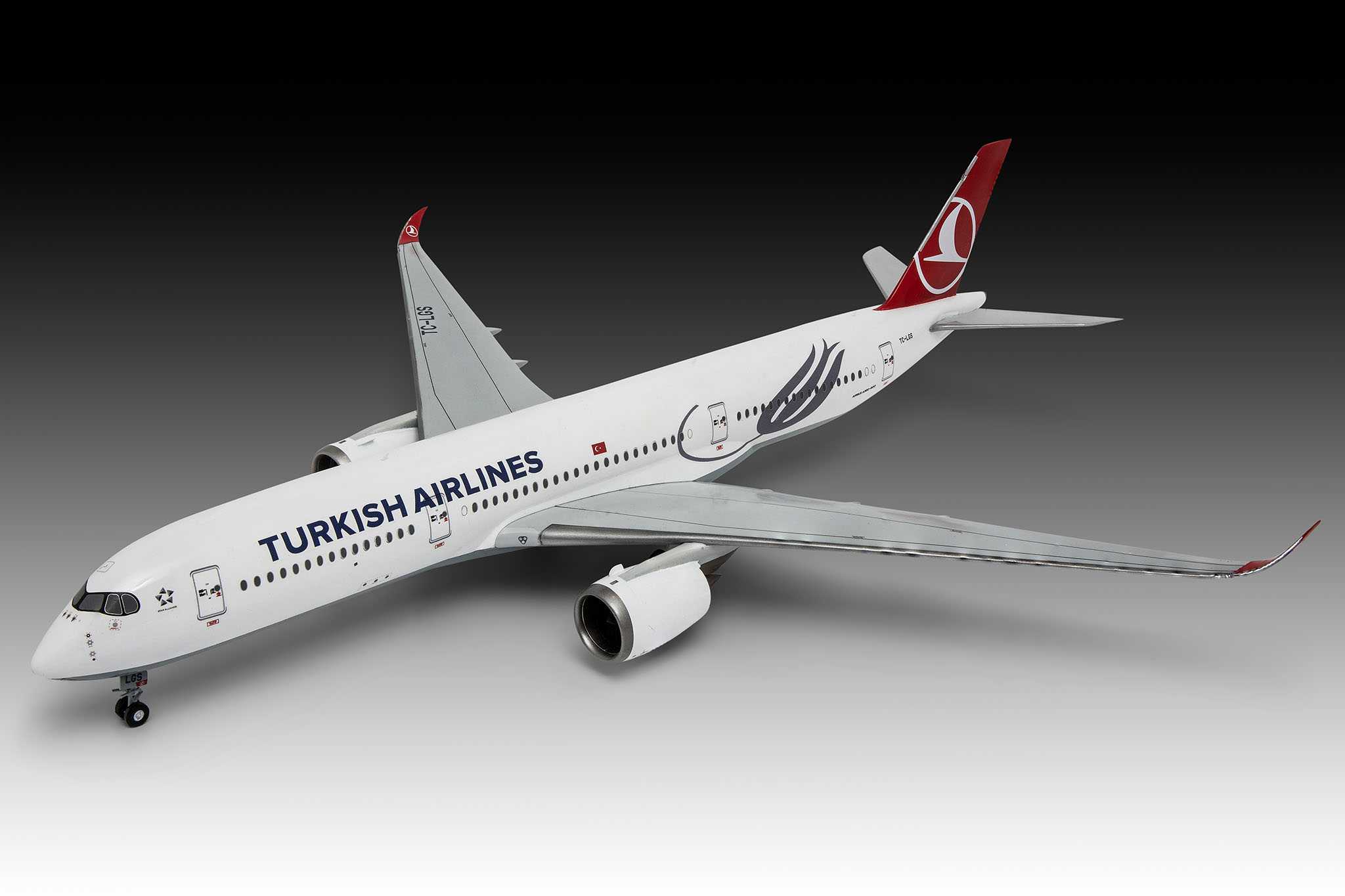 Plastic ModelKit letadlo 03773 - Airbus A350-900 "Turkish Airlines" (1:144)