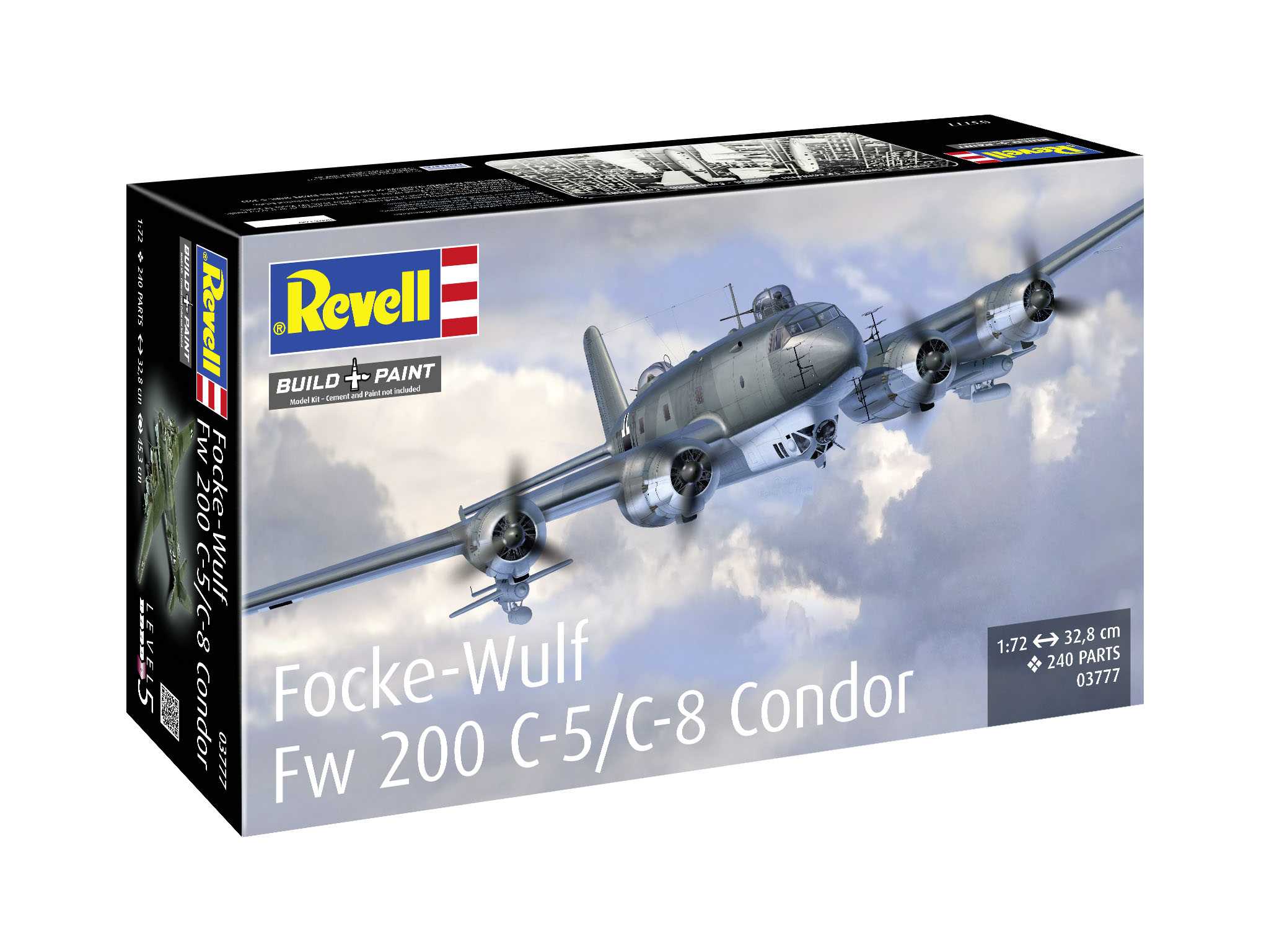 Plastic ModelKit letadlo 03777 - Focke-Wulf Fw 200 C-5/C-8 Condor (1:72)