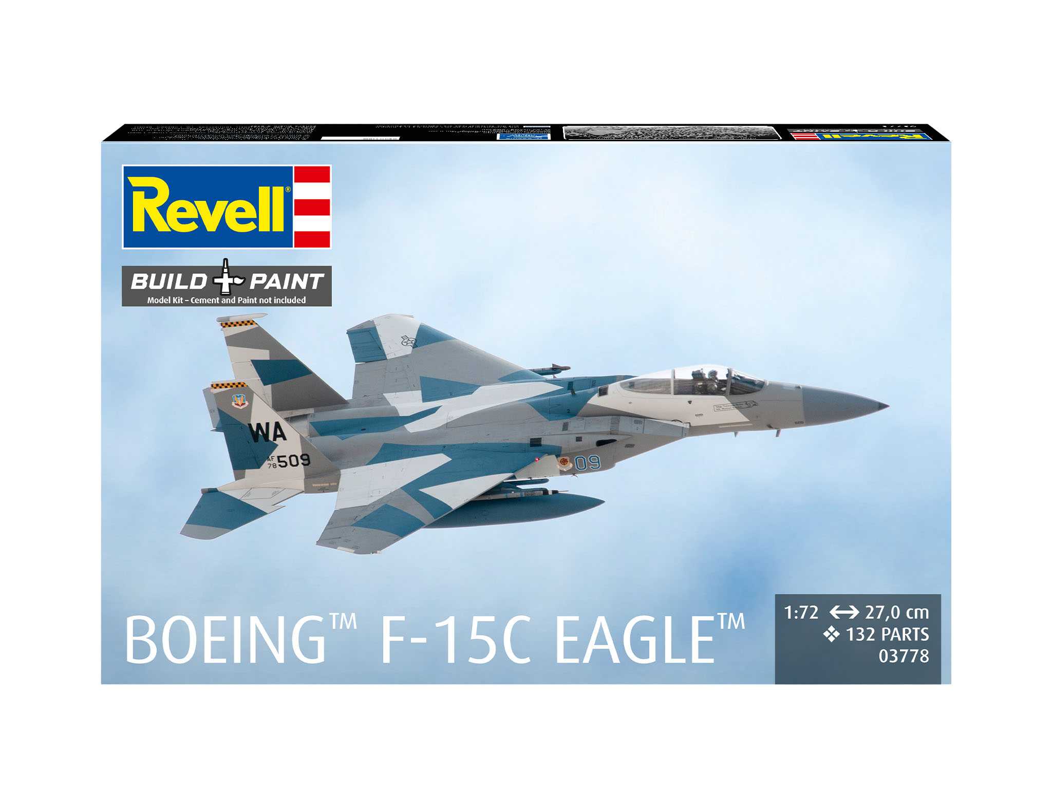 Plastic ModelKit letadlo 03778 - Boeing F-15C Eagle (1:72)