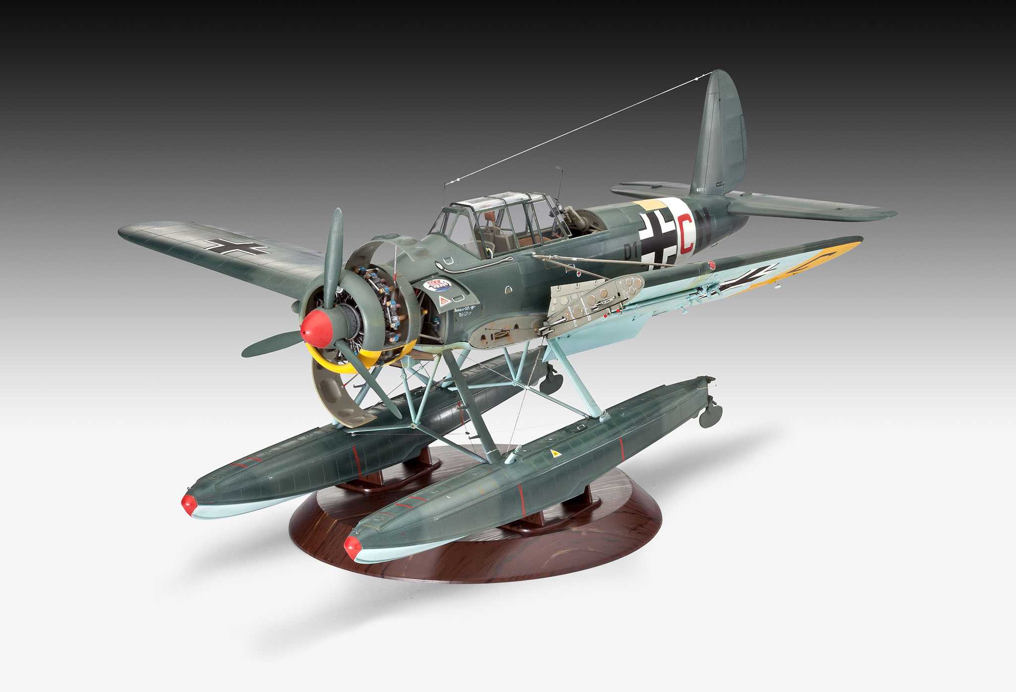 Plastic ModelKit letadlo 03787 - Arado Ar196A-3 Seaplane (1:32)