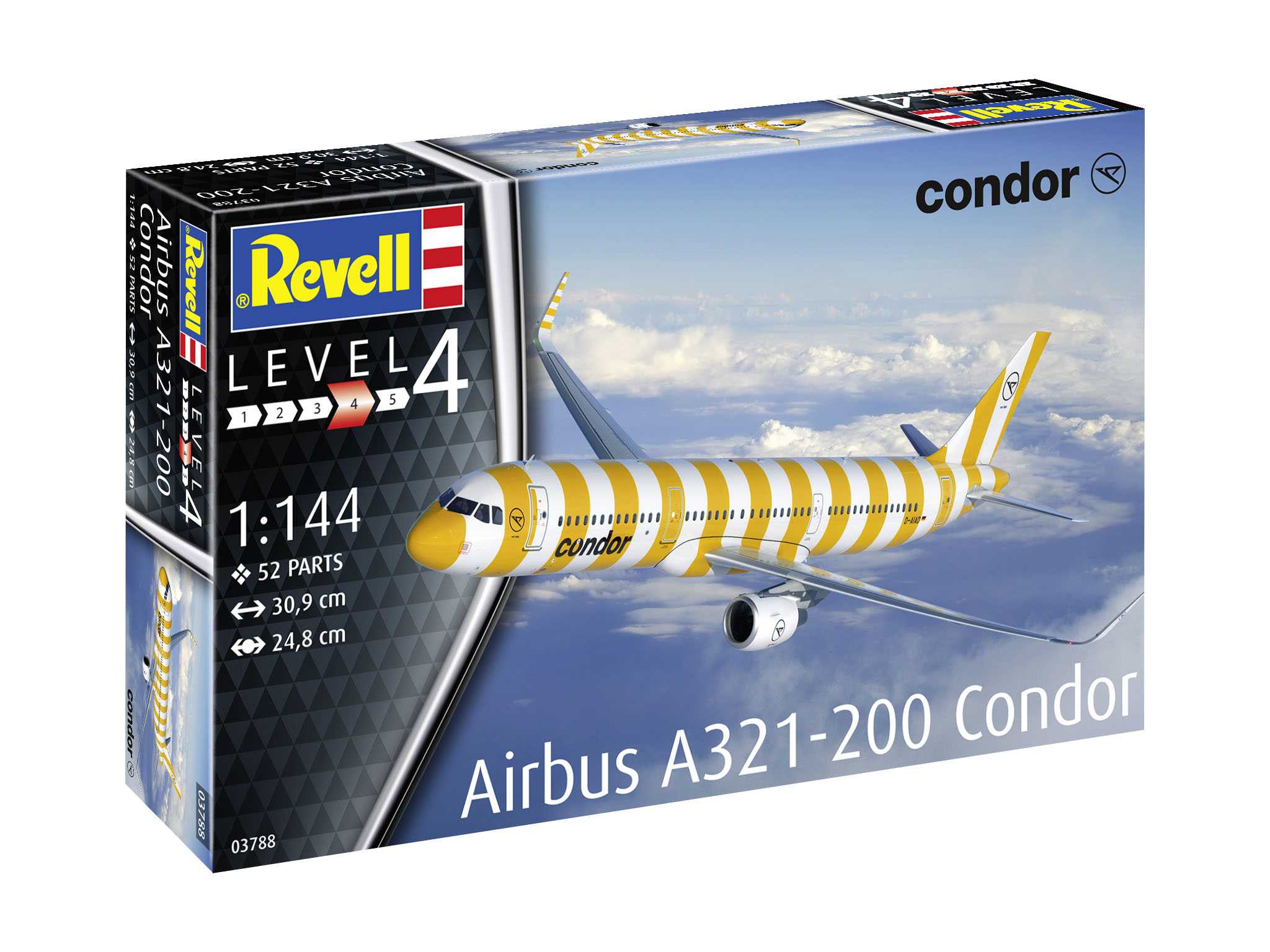 Plastic ModelKit letadlo 03788 - A321-200 Condor (1:144)