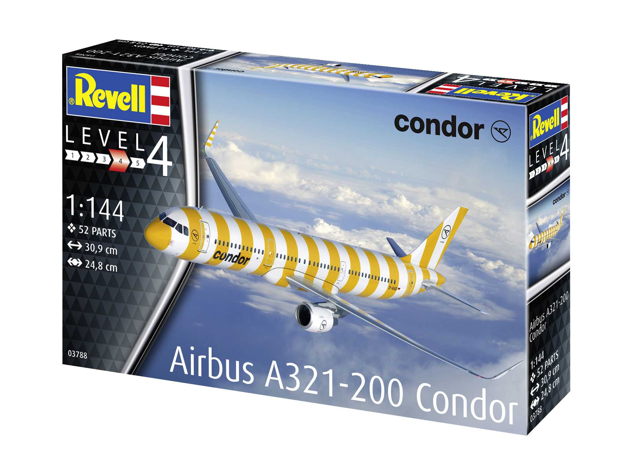 Plastic ModelKit letadlo 03788 - A321-200 Condor (1:144)