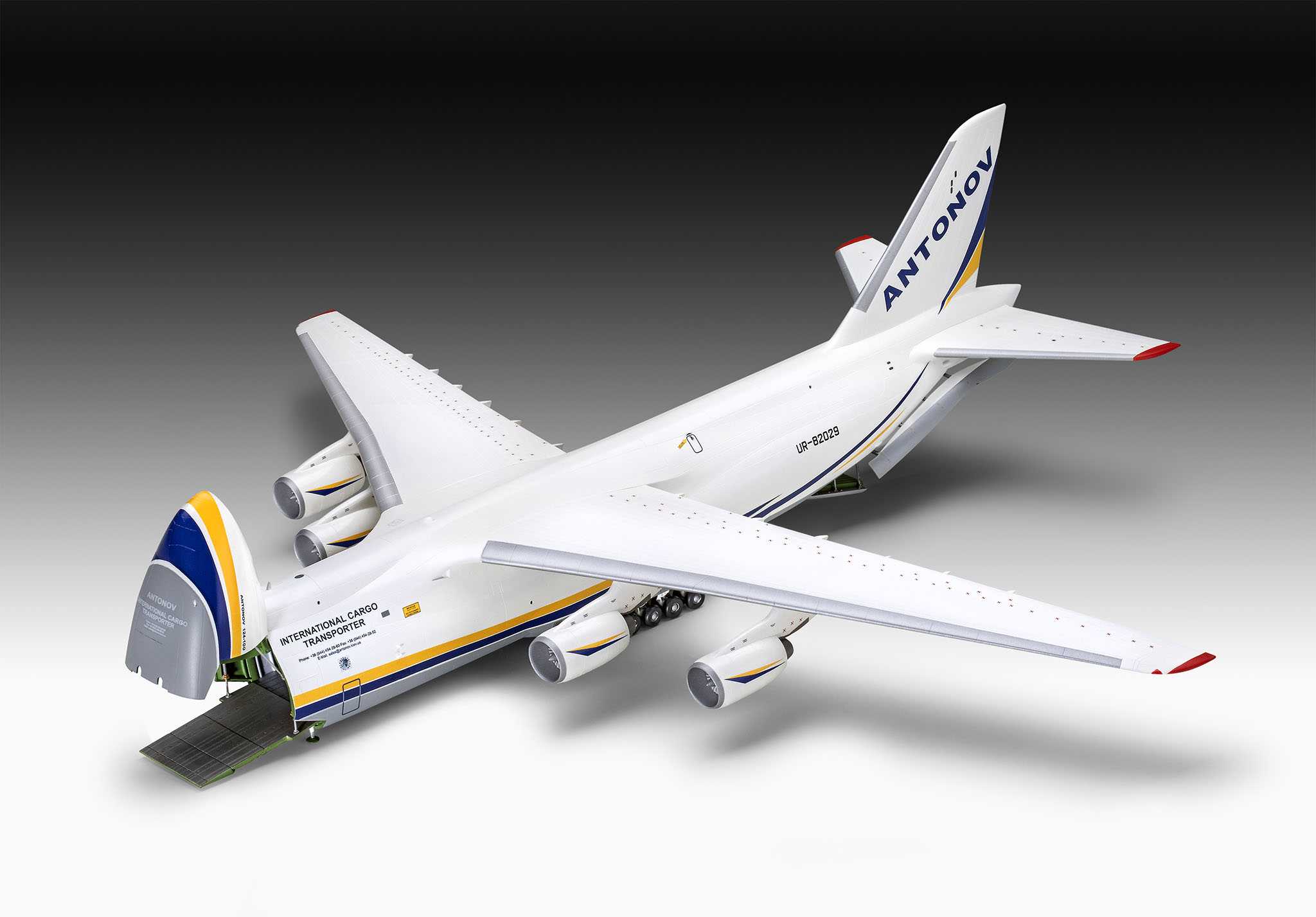 Plastic ModelKit letadlo 03807 - Antonov An-124 Ruslan (1:144)
