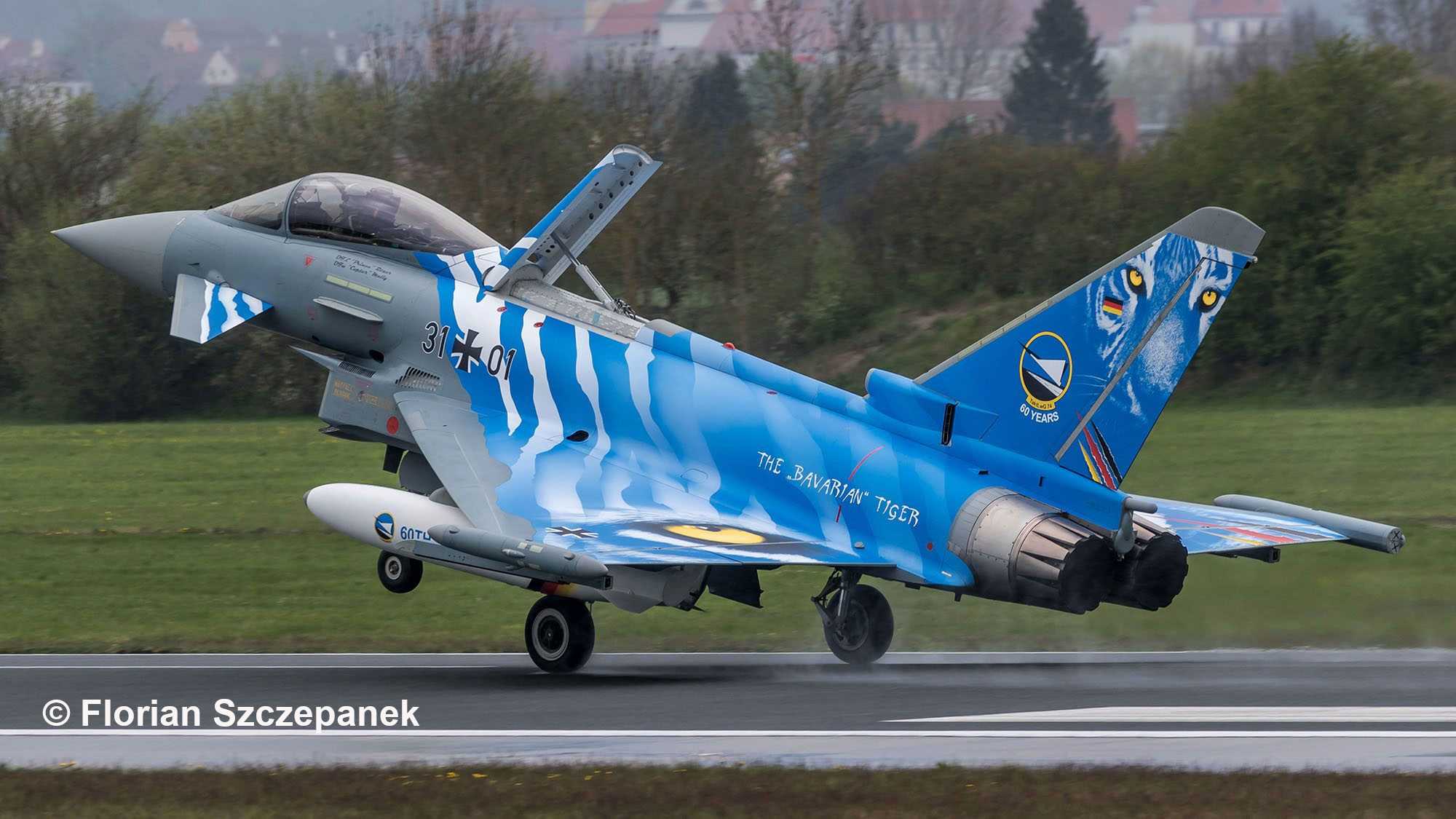 Plastic ModelKit letadlo 03818 - Eurofighter Typhoon "Bavarian Tiger 2021" (1:72)