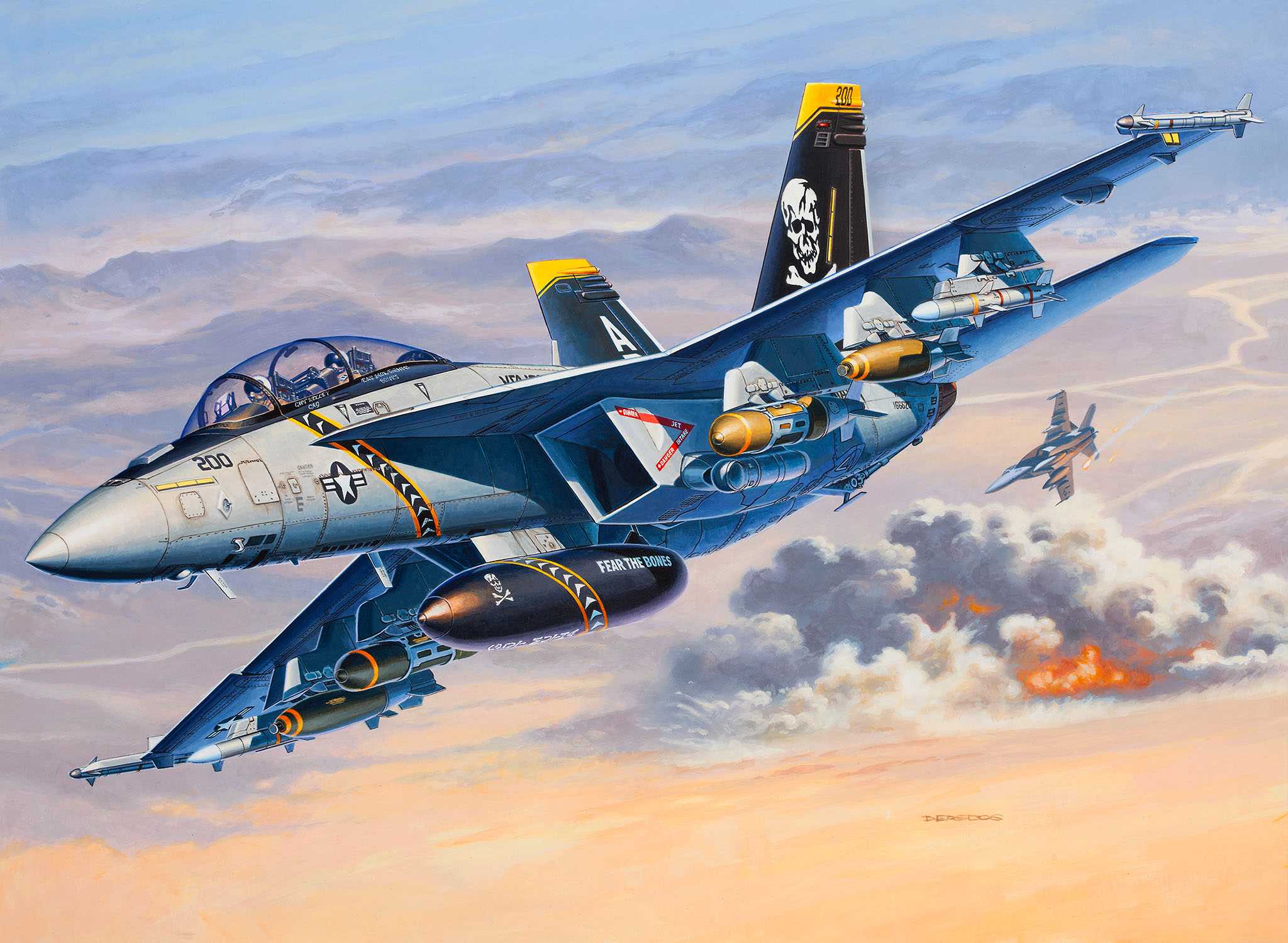 Plastic ModelKit letadlo 03834 - F/A18F Super Hornet (1:72)