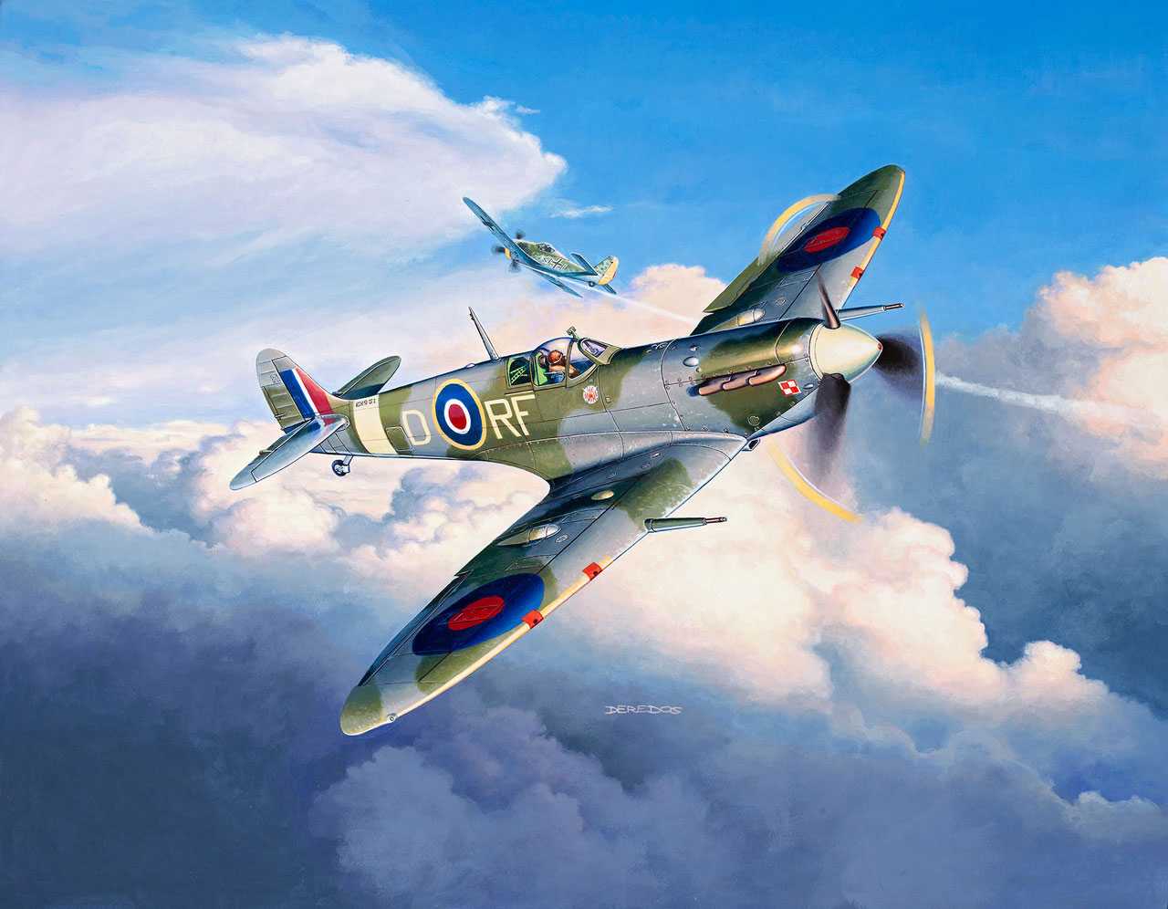 Plastic ModelKit letadlo 03897 - Supermarine Spitfire Mk. Vb (1:72)