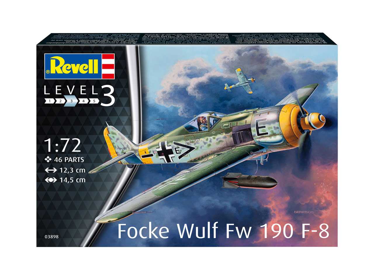 Plastic ModelKit letadlo 03898 - Focke Wulf Fw190 F-8 (1:72)