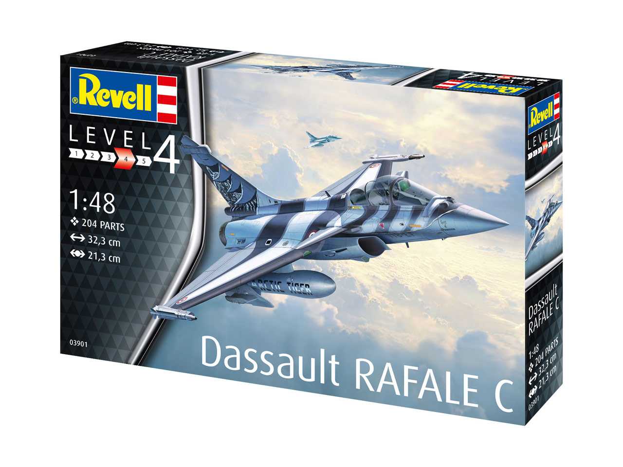 Plastic ModelKit letadlo 03901 - Dassault Rafale C (1:48)