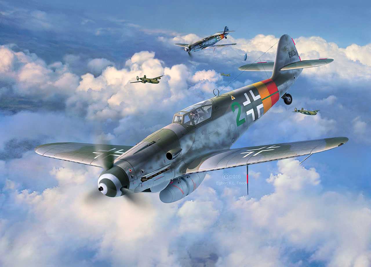 Plastic ModelKit letadlo 03958 - Messerschmitt Bf 109 G-10 (1:48)