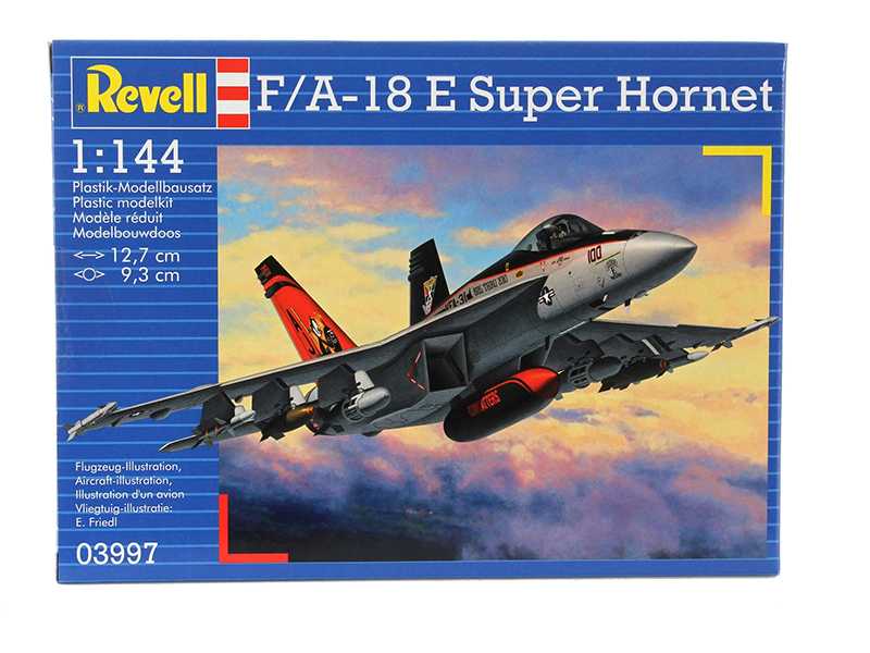 Plastic ModelKit letadlo 03997 - F/A-18 E Super Hornet (1:144)