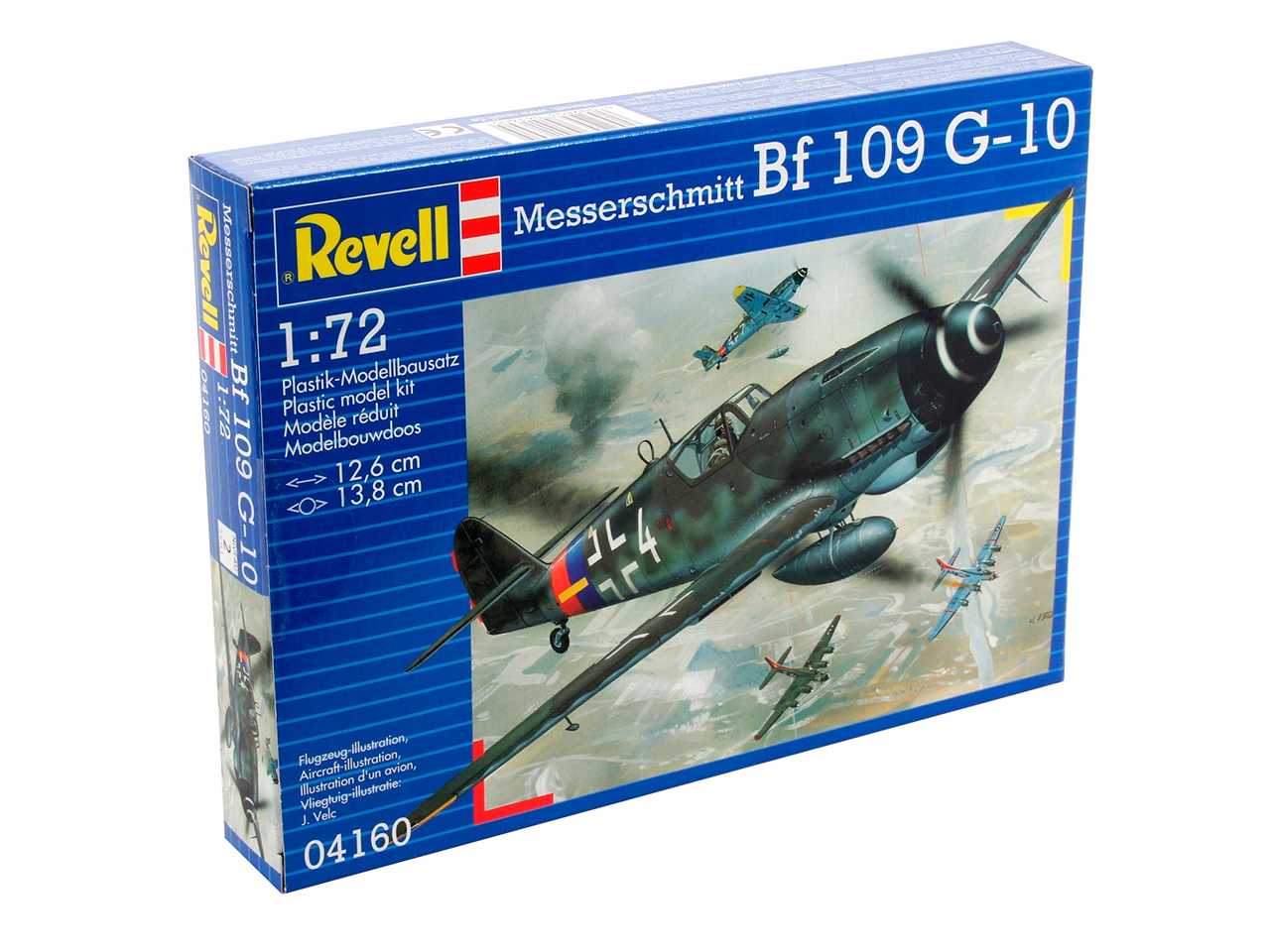 Plastic ModelKit letadlo 04160 - Messerschmitt Bf 109 G-10 (1:72)