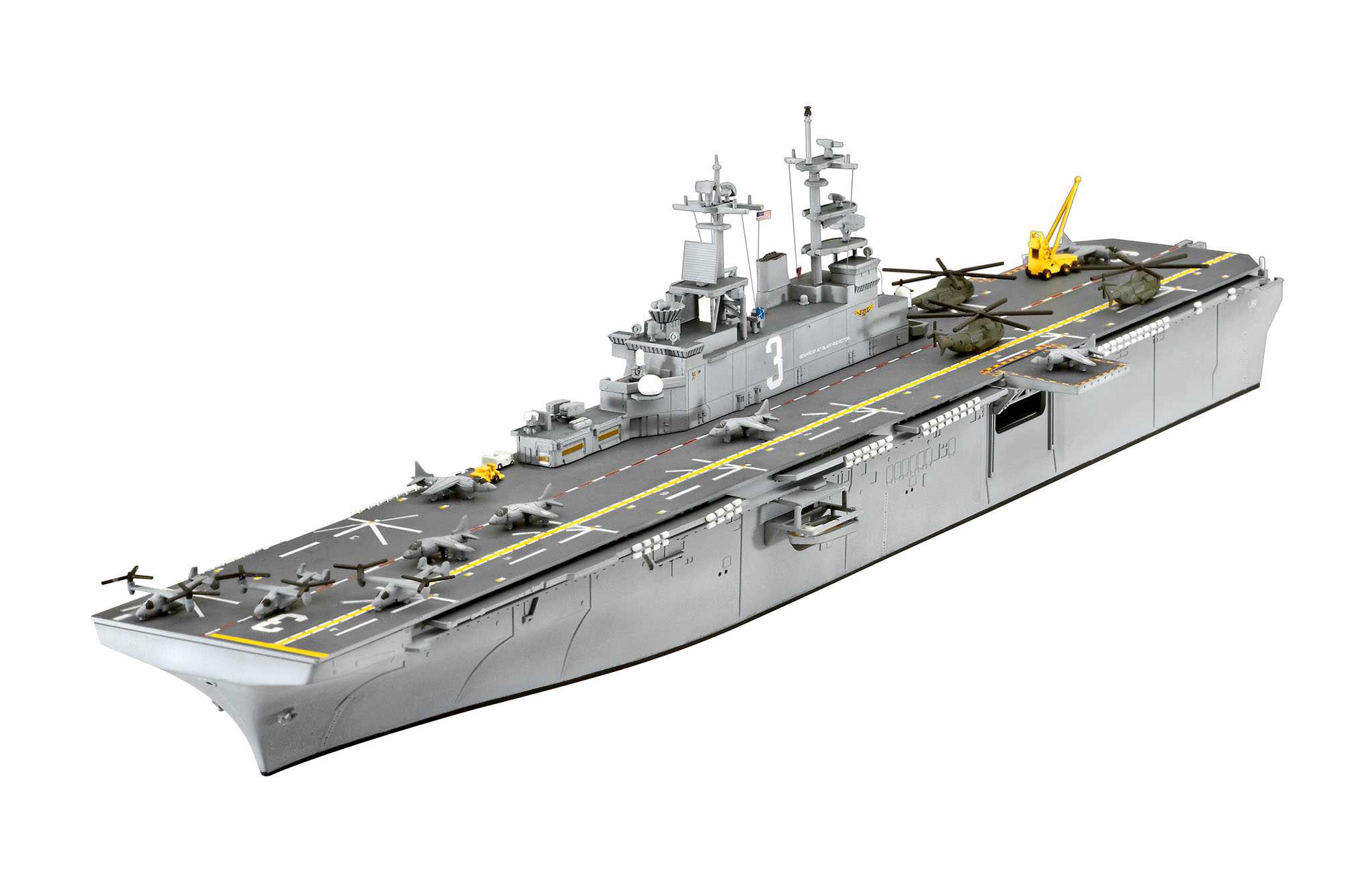 Plastic ModelKit loď 05178 - Assault Carrier USS WASP CLASS (1:700)