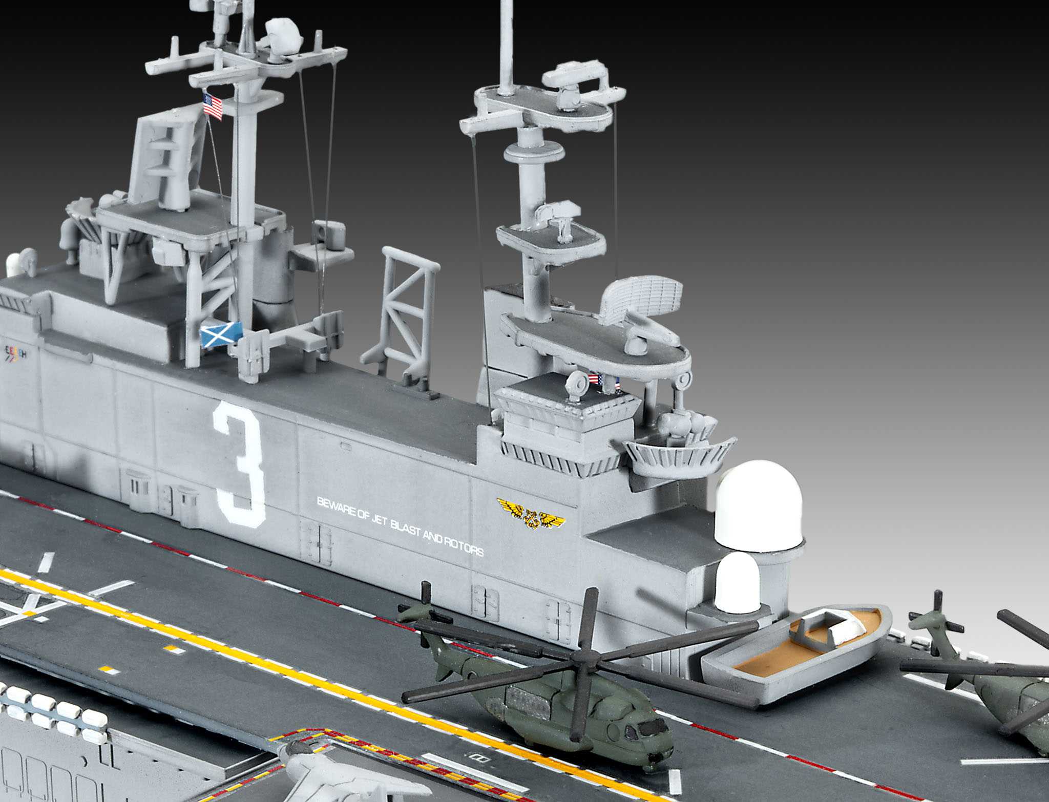 Plastic ModelKit loď 05178 - Assault Carrier USS WASP CLASS (1:700)