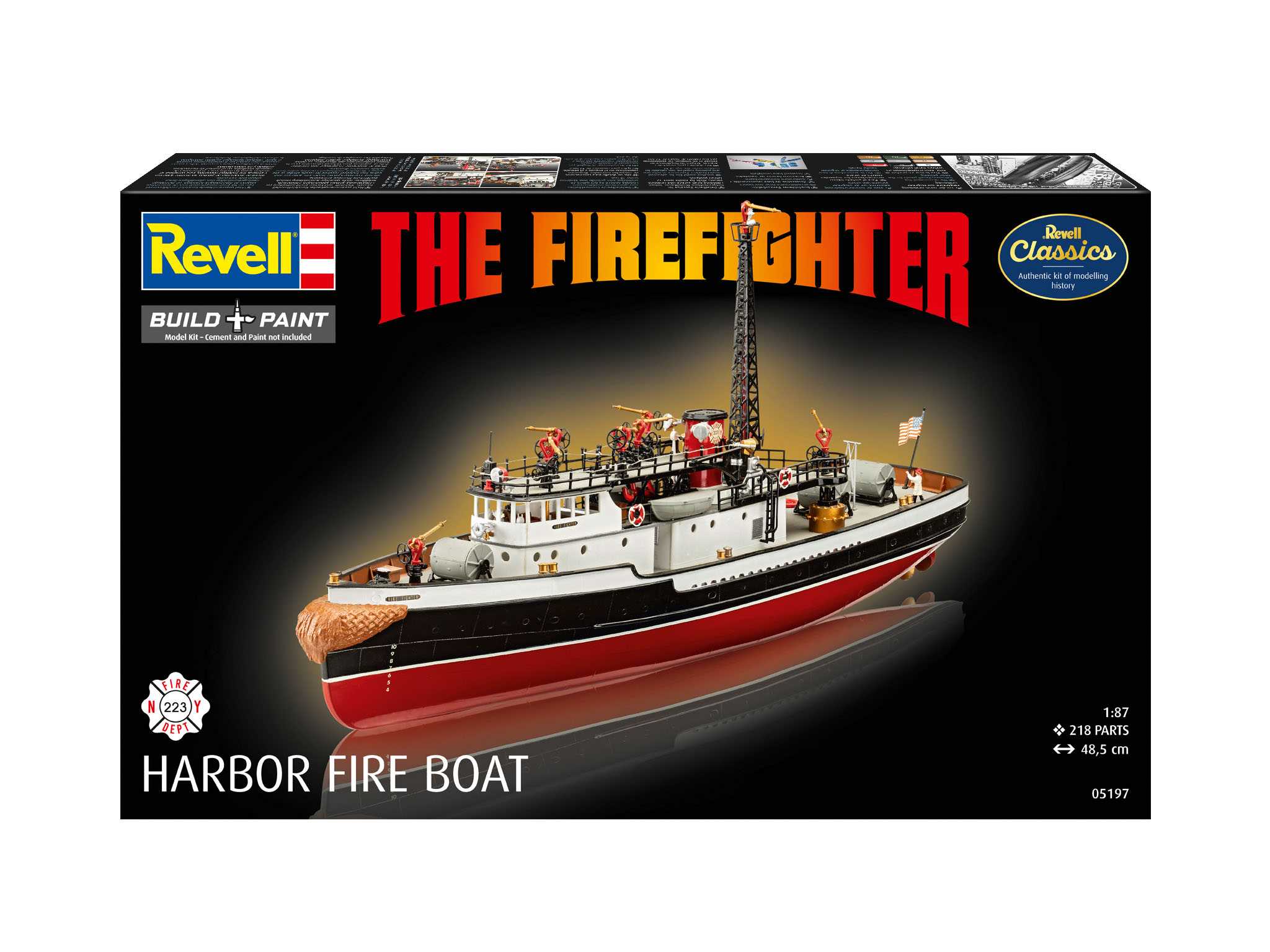 Plastic ModelKit loď 05197 - The Firefighter (1:87)