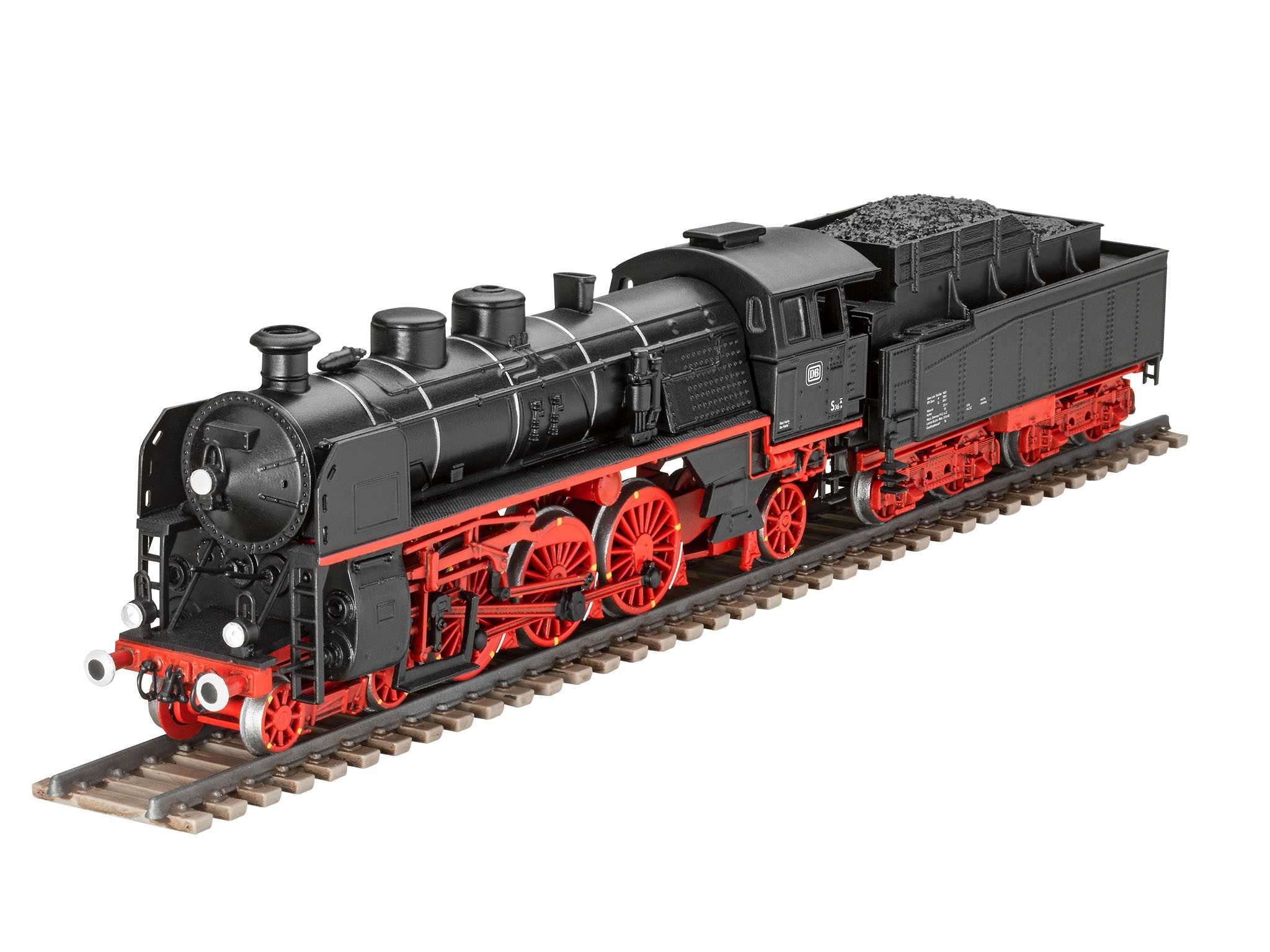 Plastic ModelKit lokomotiva 02168 - Express locomotive S3/6 BR18(5) with Tender 2‘2’T (1:87)