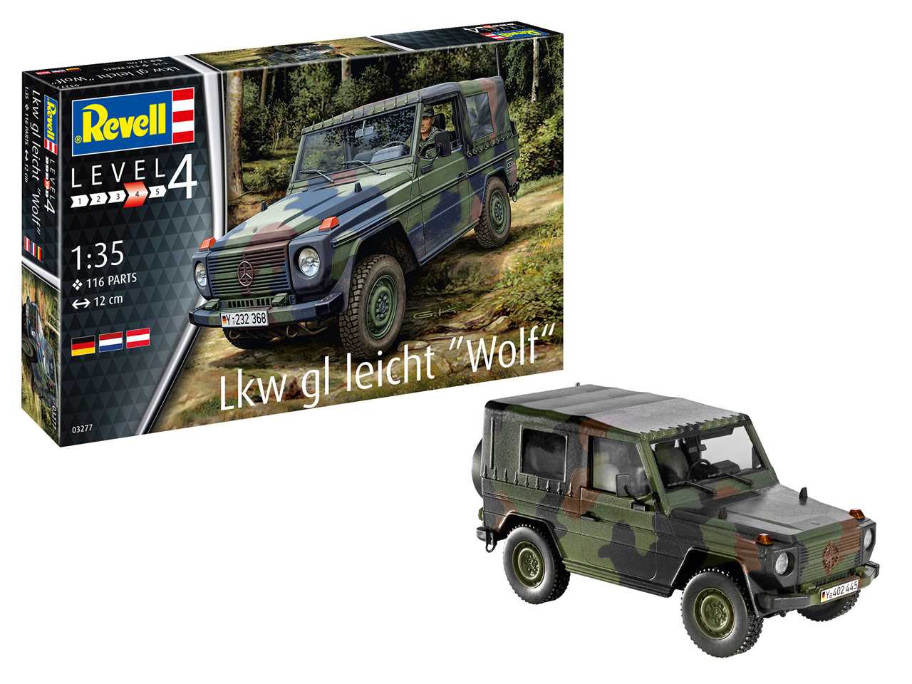 Plastic ModelKit military 03277 - Lkw gl leicht "Wolf" (1:35)