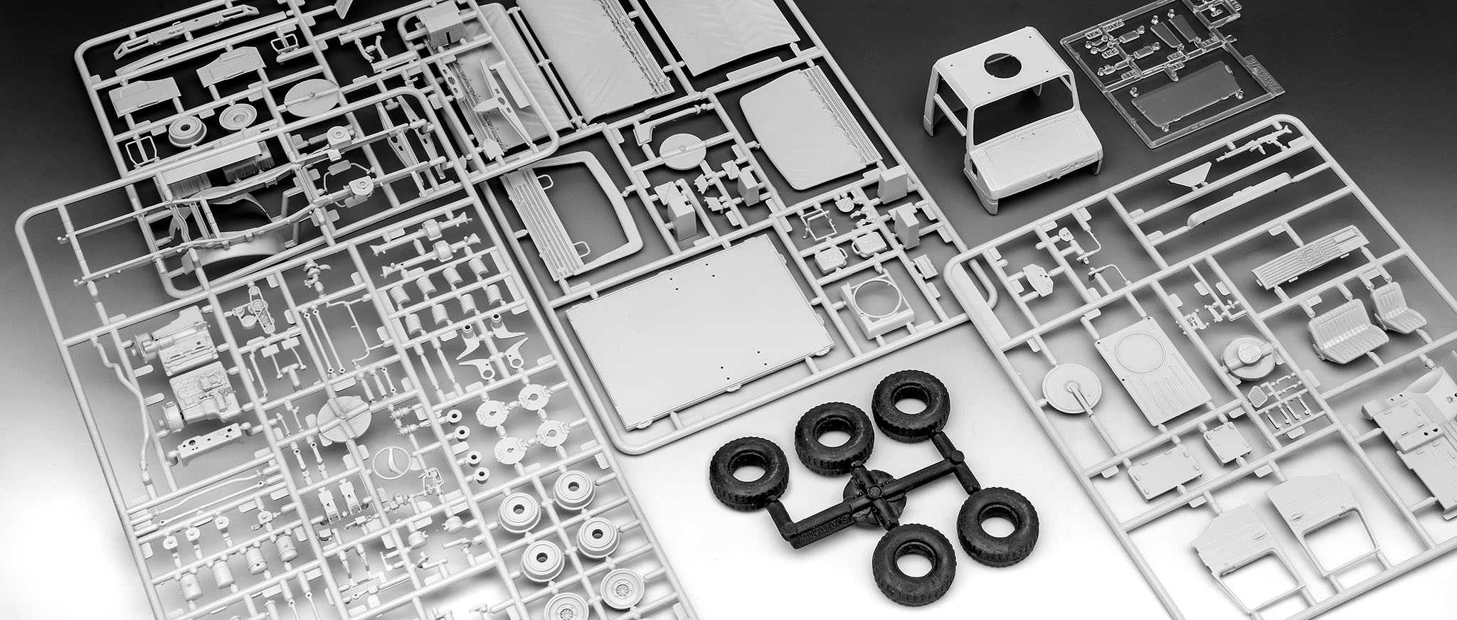 Plastic ModelKit military 03337 - Unimog 2T milgl (1:35)