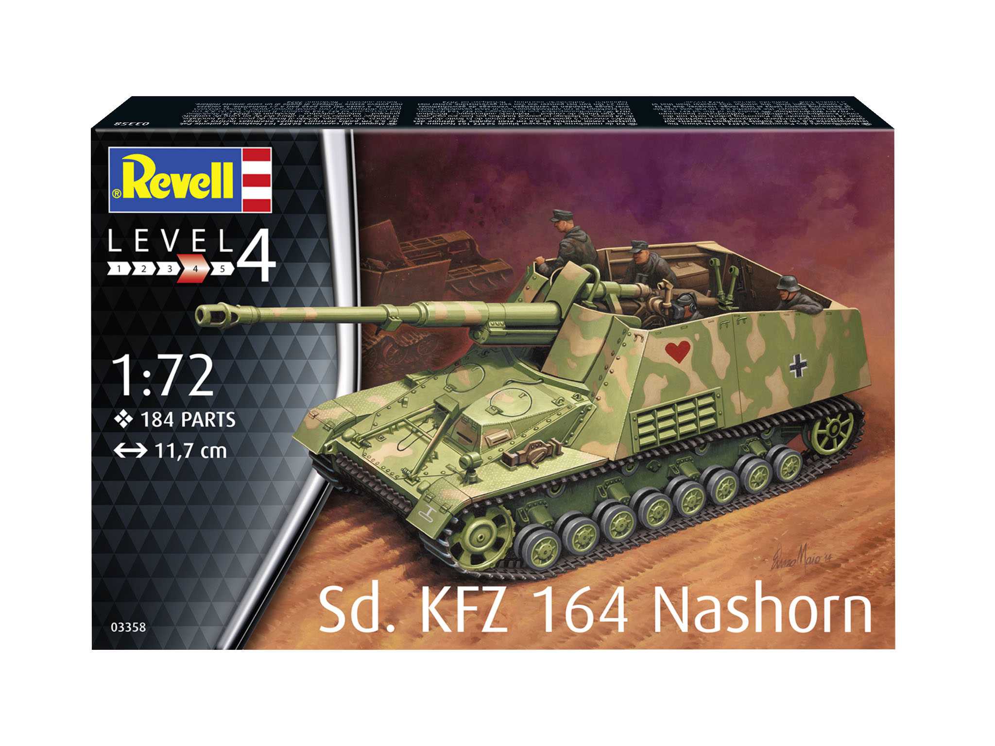 Plastic ModelKit military 03358 - Sd.Kfz. 164 Nashorn (1:72)