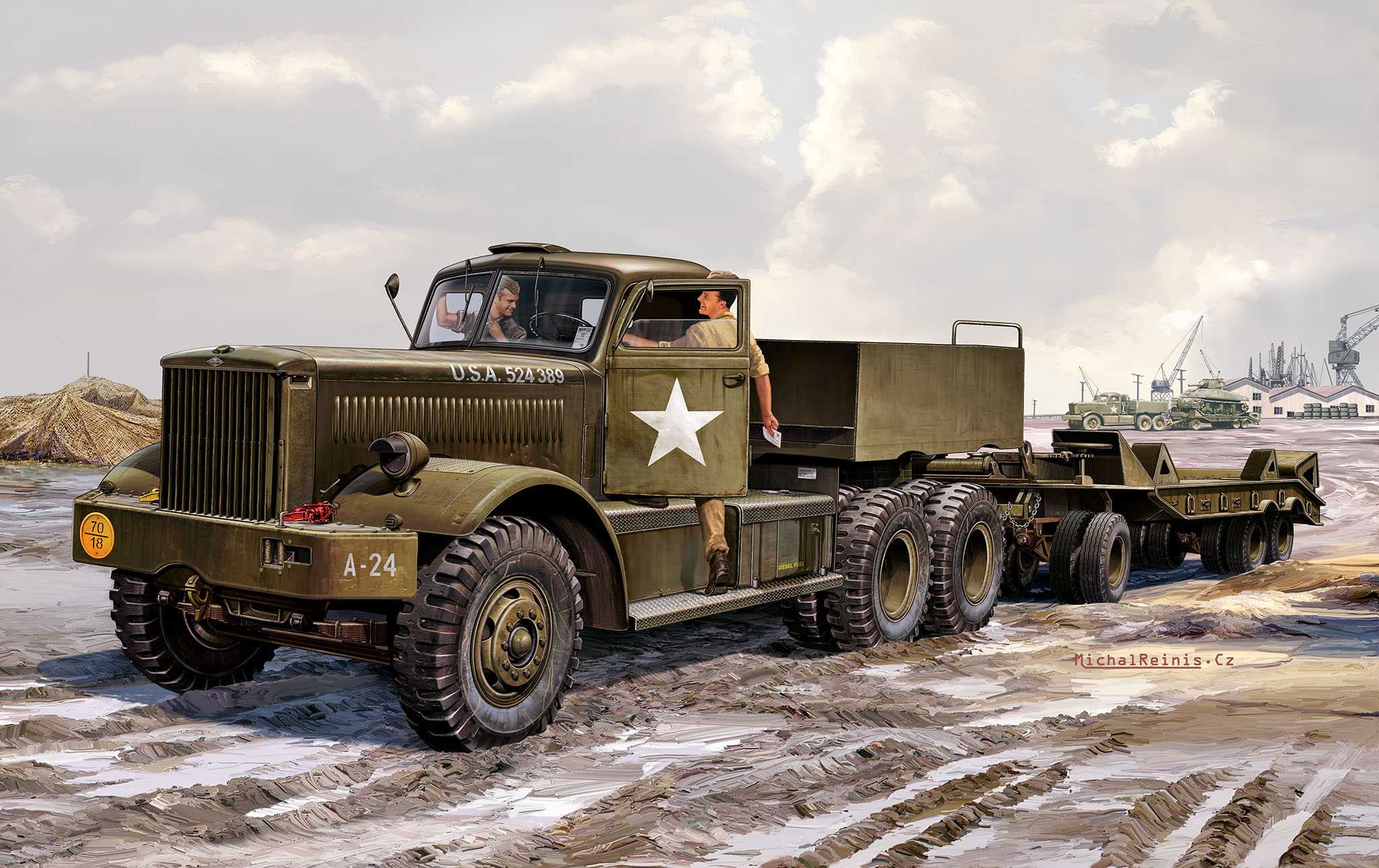 Plastic ModelKit military 03364 - M19 Tank Transporter (1:72)