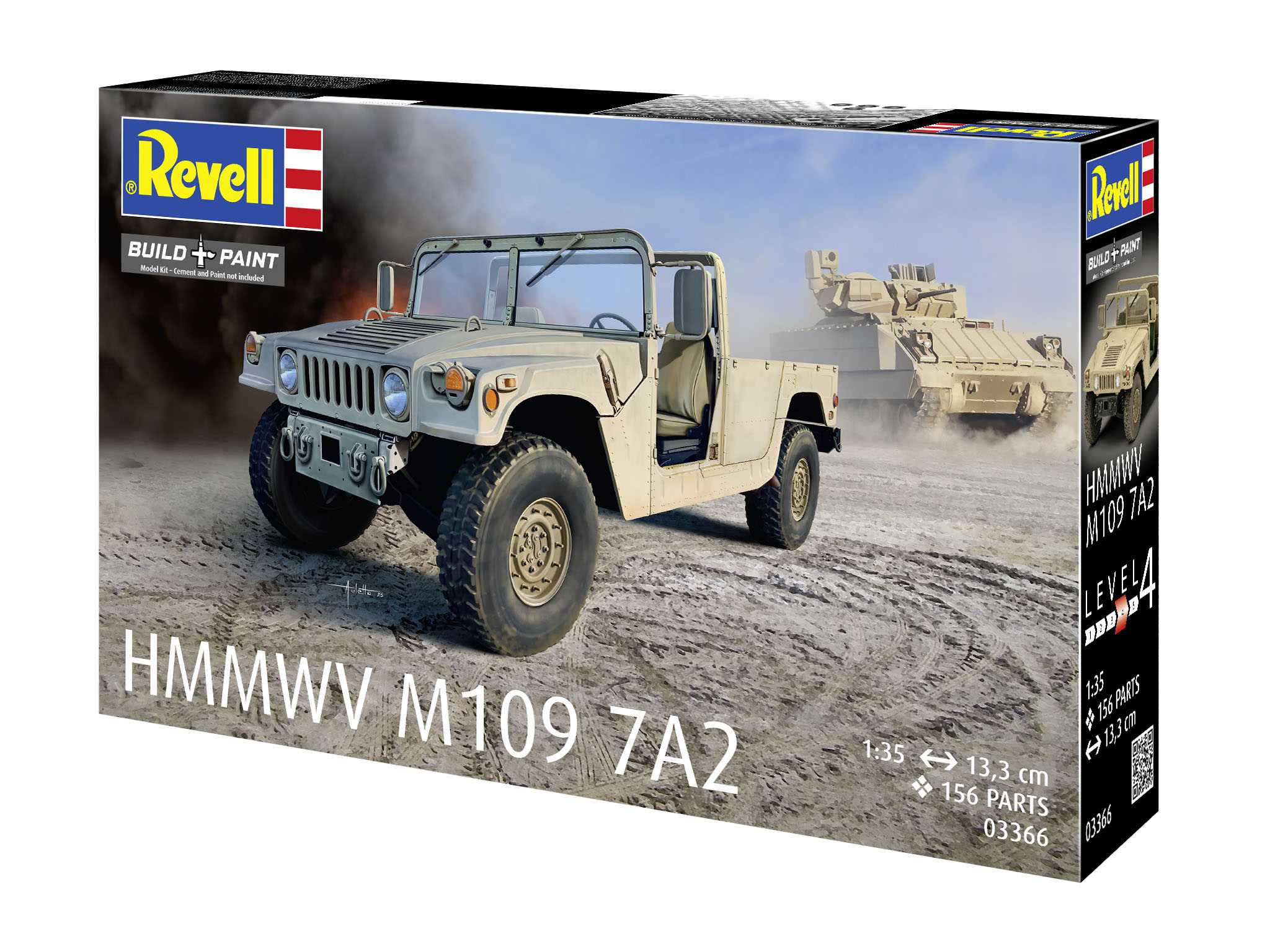 Plastic ModelKit military 03366 - HMMWV M1097A2 (1:35)