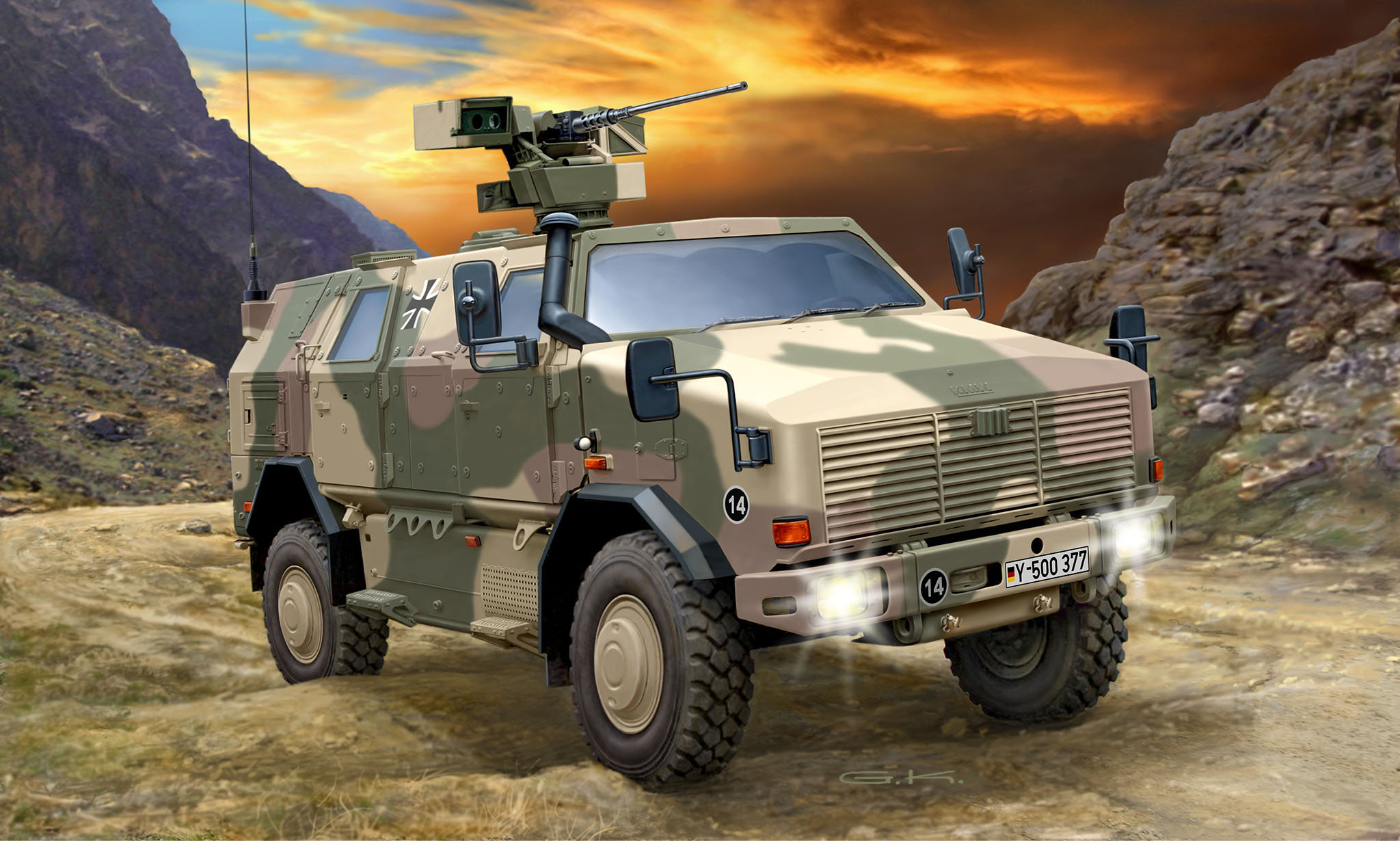 Plastic ModelKit military 03370 - Dingo 2 GE A3.3 PatSi (1:35)