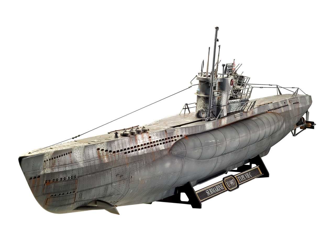 Plastic ModelKit ponorka Limited Edition 05163 - German Submarine Type VII C/41 (Platinum Edition) (1:72)