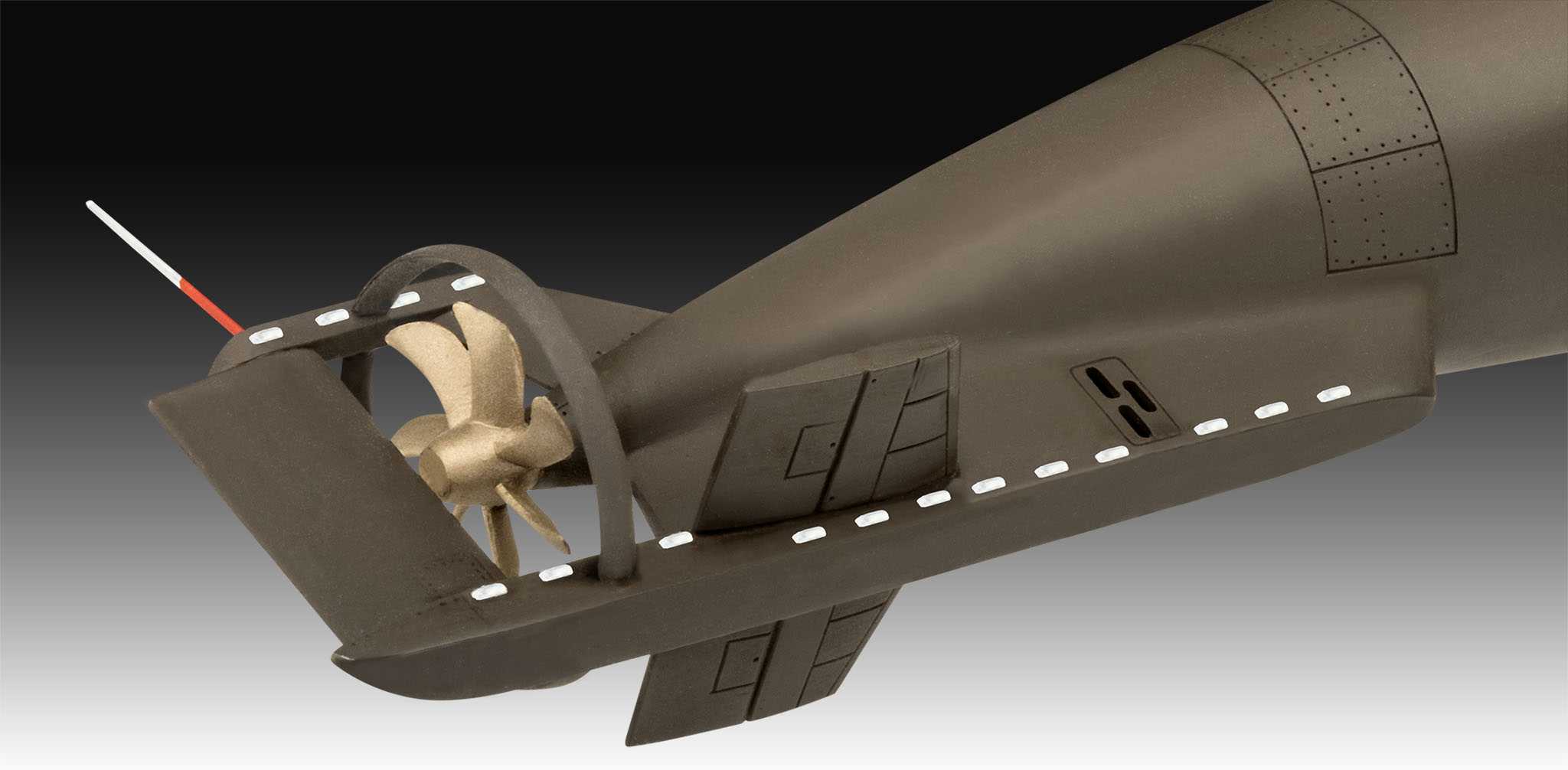 Plastic ModelKit ponorky 05186 - 70 Years Bundeswehr:Wilhelm Bauer,Type 206A,Class2 (1:144)