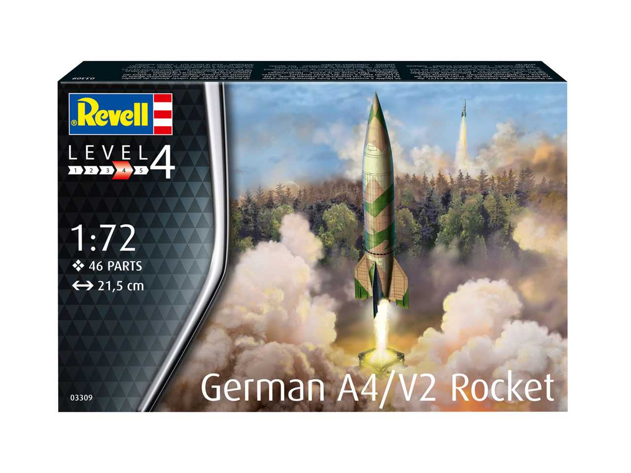 Plastic ModelKit raketa 03309 - German A4/V2 Rocket (1:72)