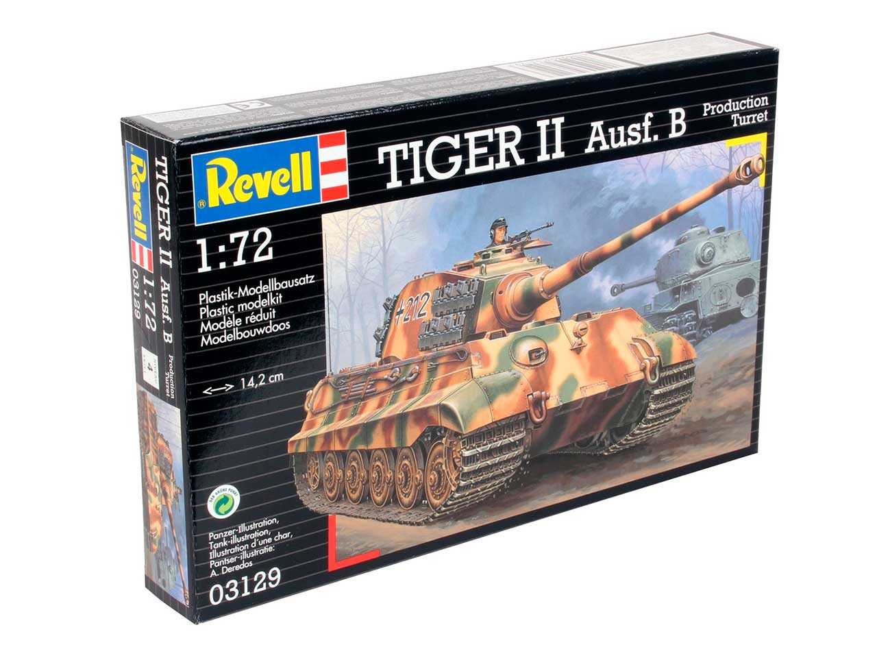 Plastic ModelKit tank 03129 - Tiger II Ausf. B (1:72)