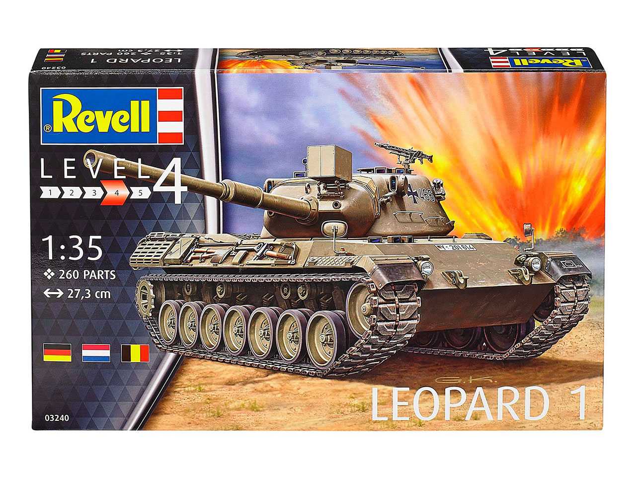 Plastic ModelKit tank 03240 - Leopard 1 (1:35)