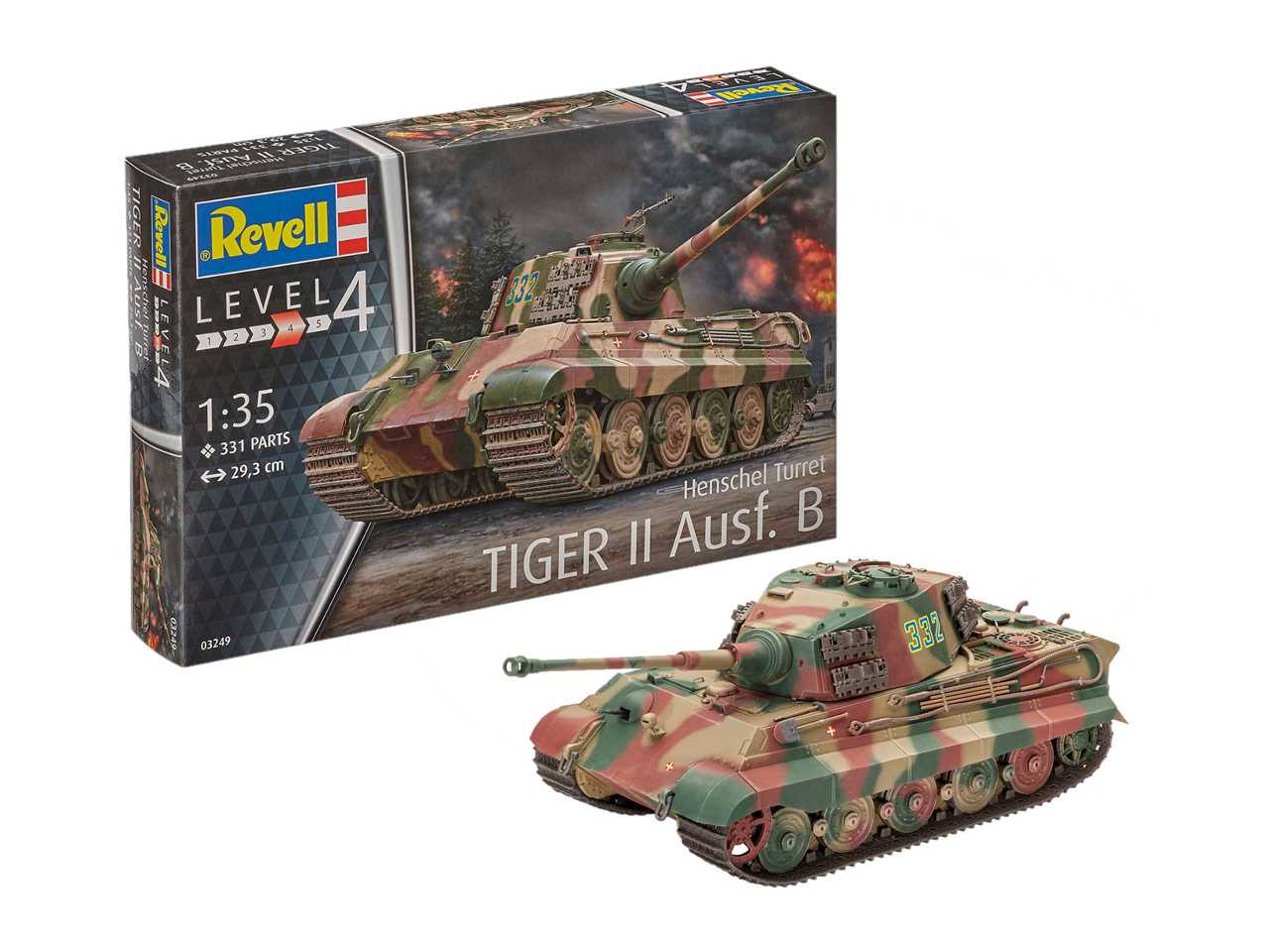 Plastic ModelKit tank 03249 - Tiger II Ausf. B (Henschel Turret) (1:35)