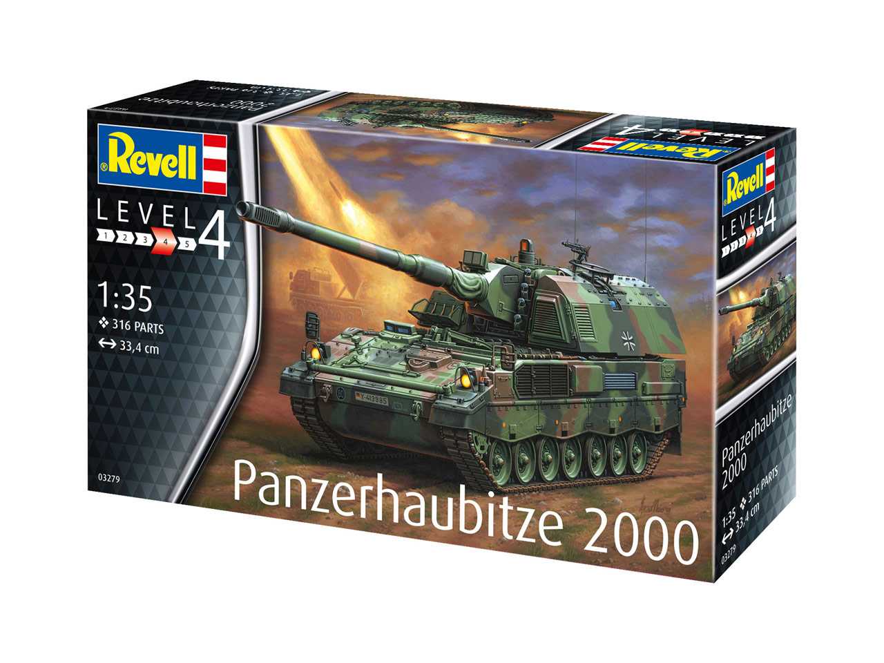 Plastic ModelKit tank 03279 - Panzerhaubitze 2000 (1:35)